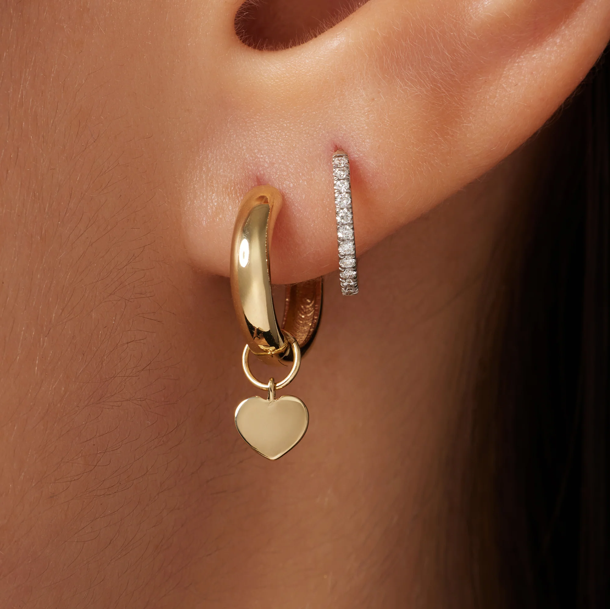 Heart Hoop Charm - Image 3