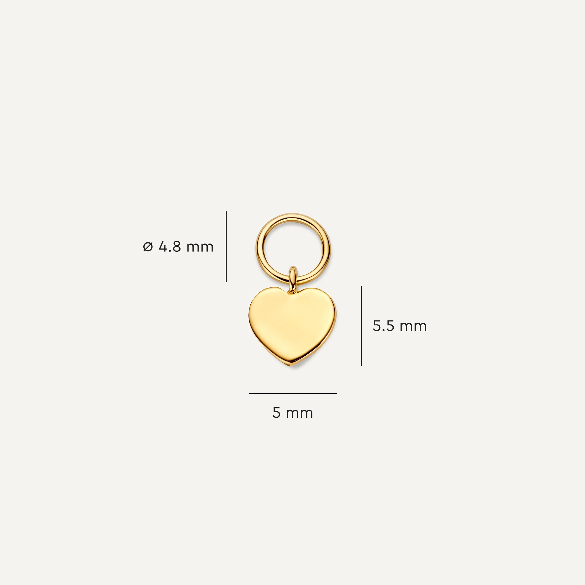 Heart Hoop Charm - Image 4