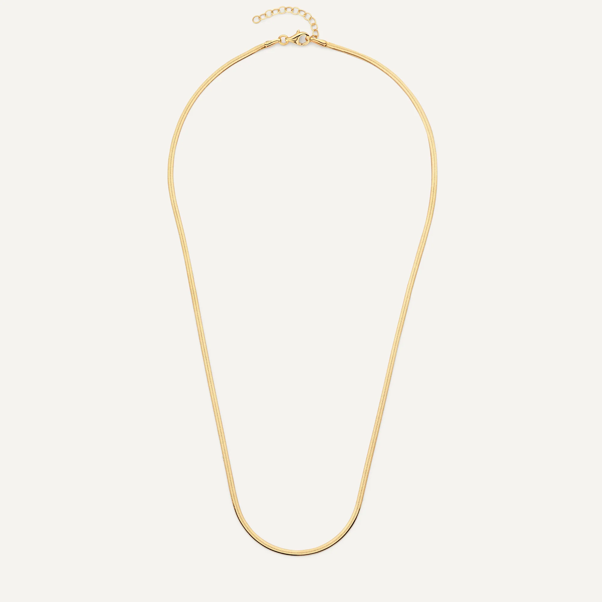 Herringbone Chain Necklace - Image 12