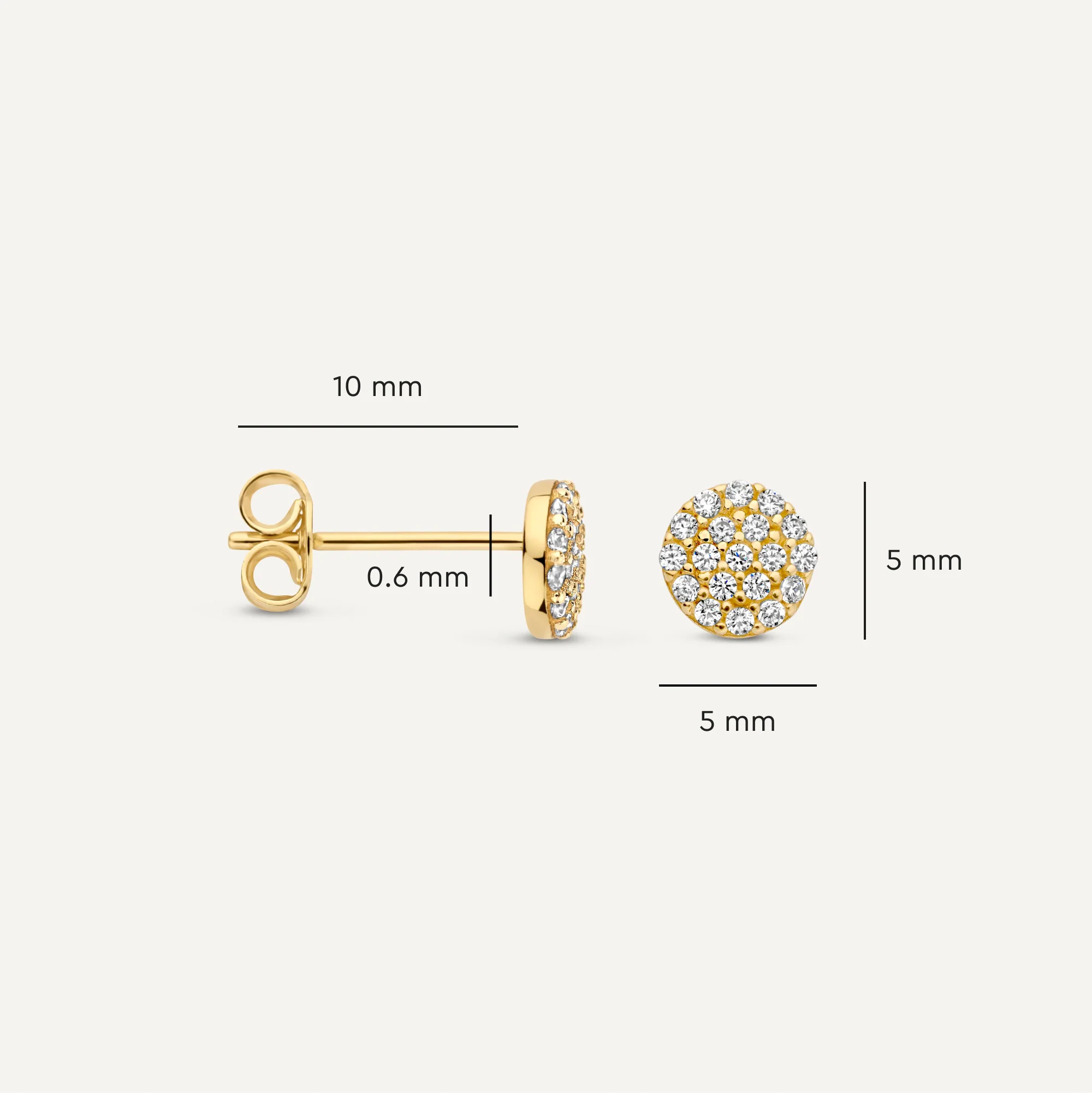 Huggie Hoops Cubic Zirconia Earrings Set - Image 8