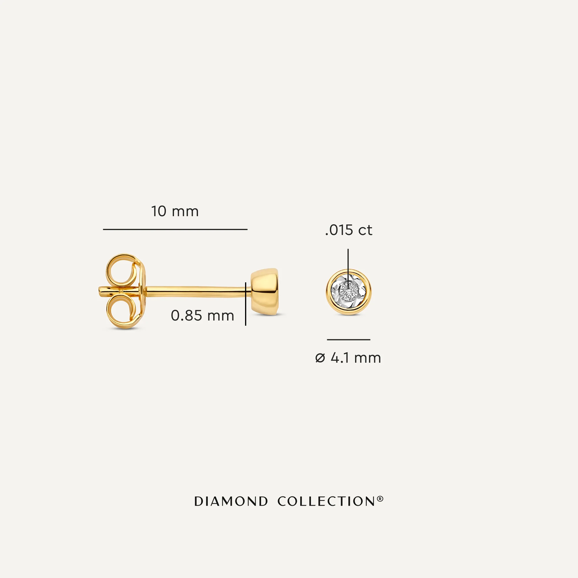 Illusion Set Diamond Studs (0.03 ct) - Image 4