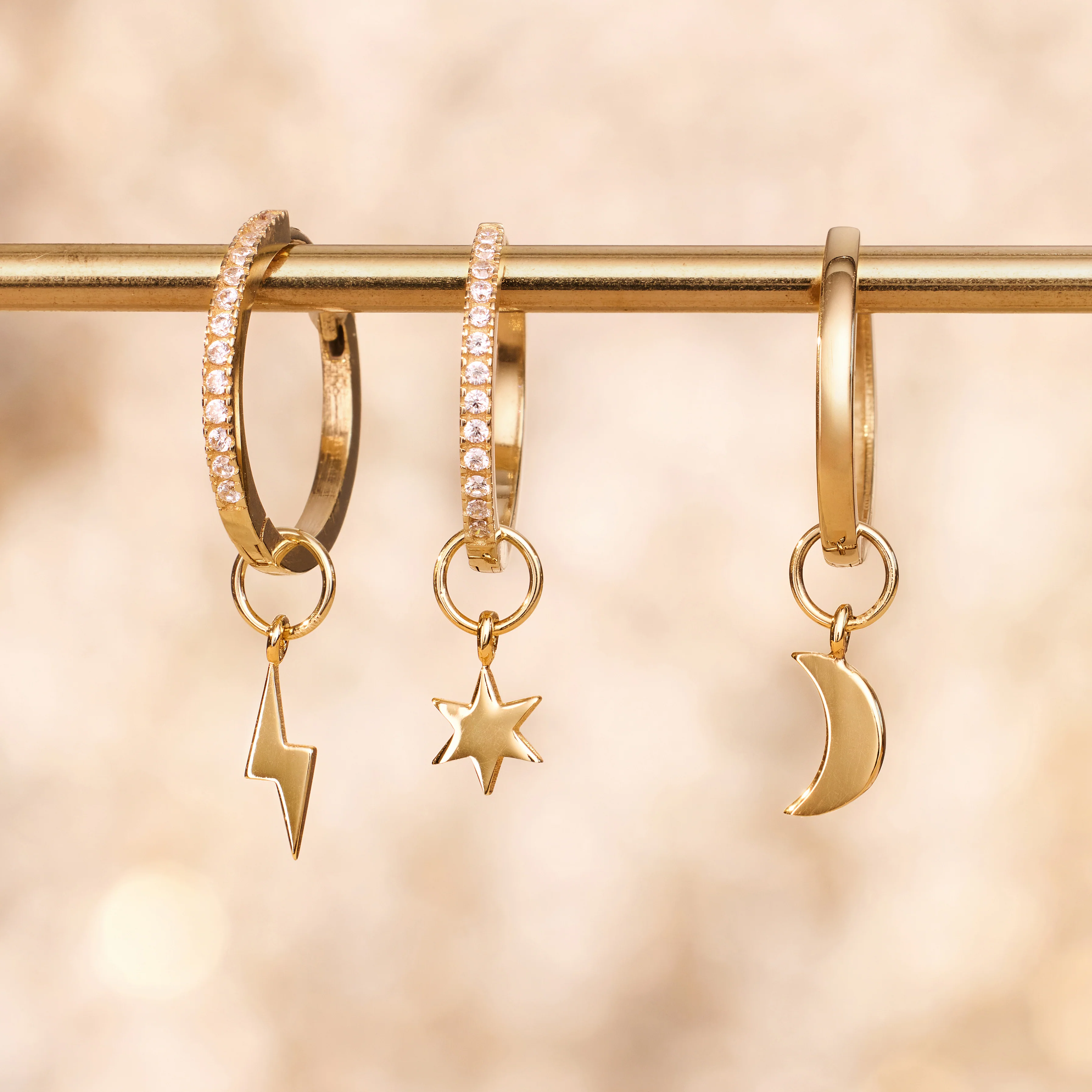 Lightning Bolt Hoop Charm - Image 7