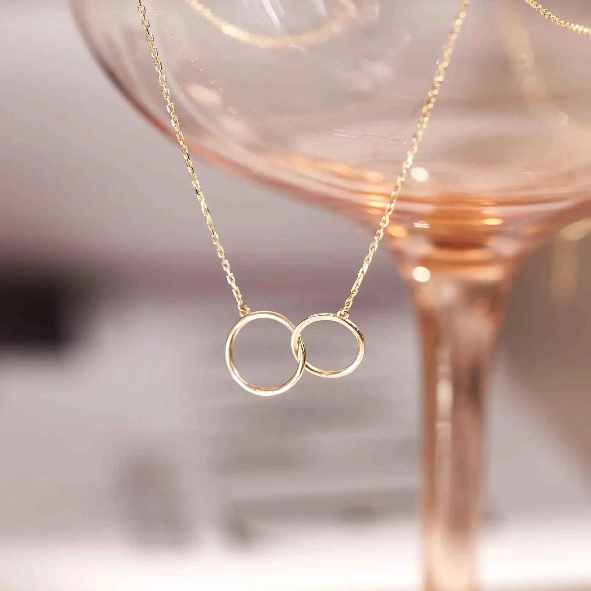 Linked Infinity Pendant Necklace - Image 13