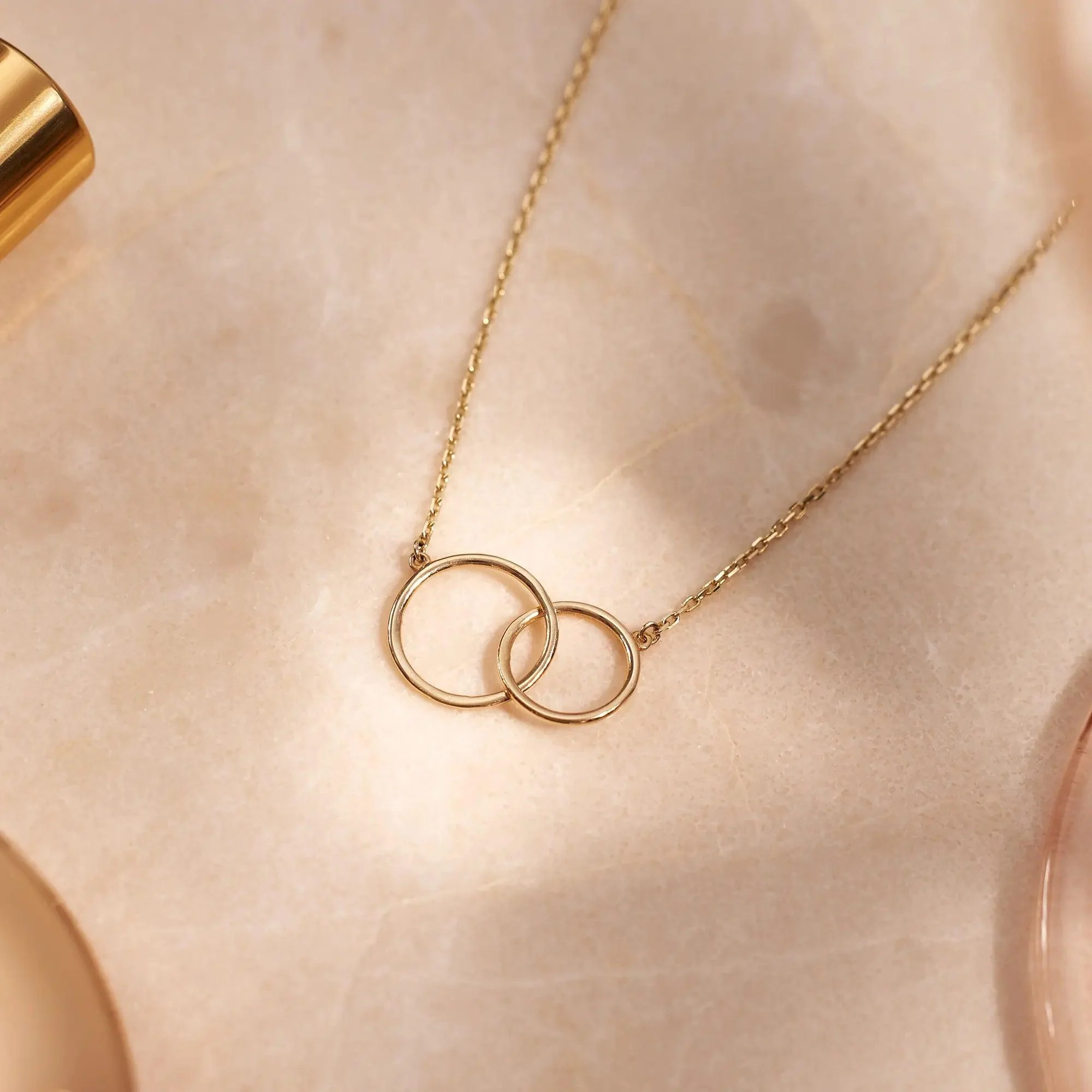 Linked Infinity Pendant Necklace - Image 5