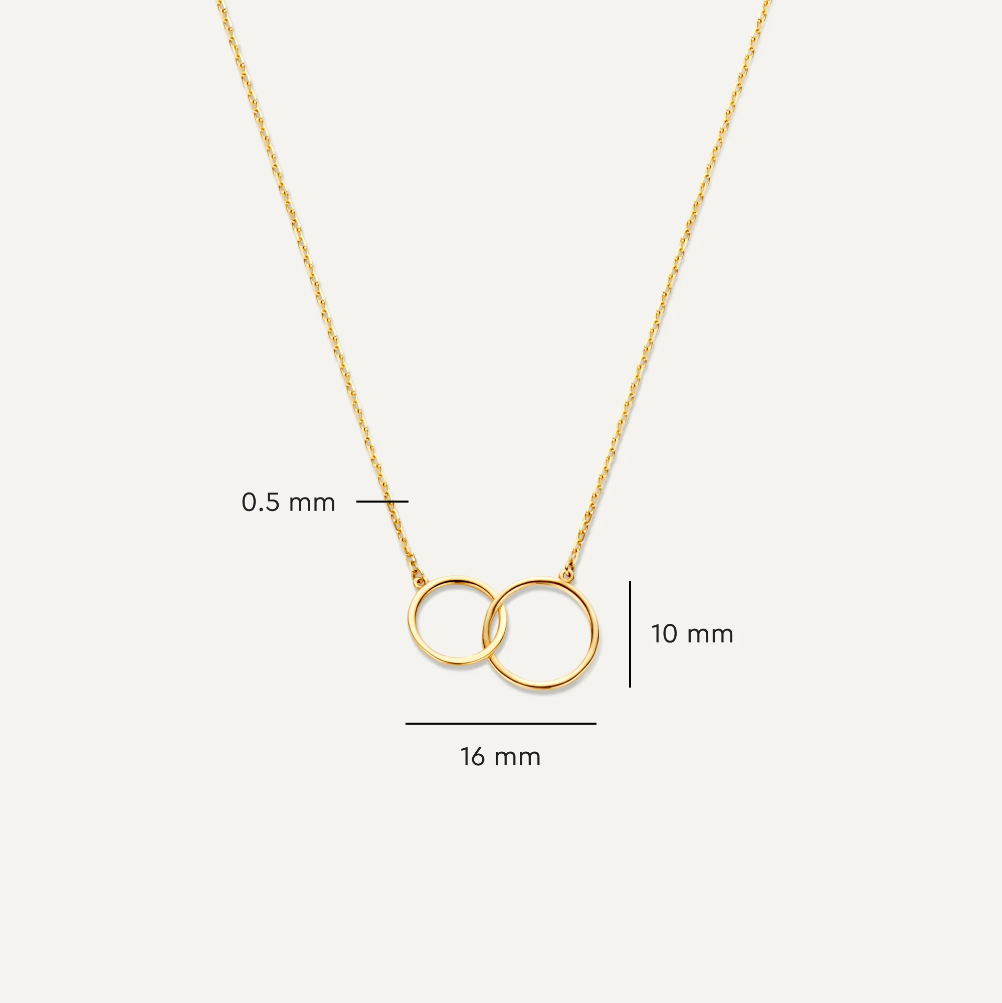 Linked Infinity Pendant Necklace - Image 9