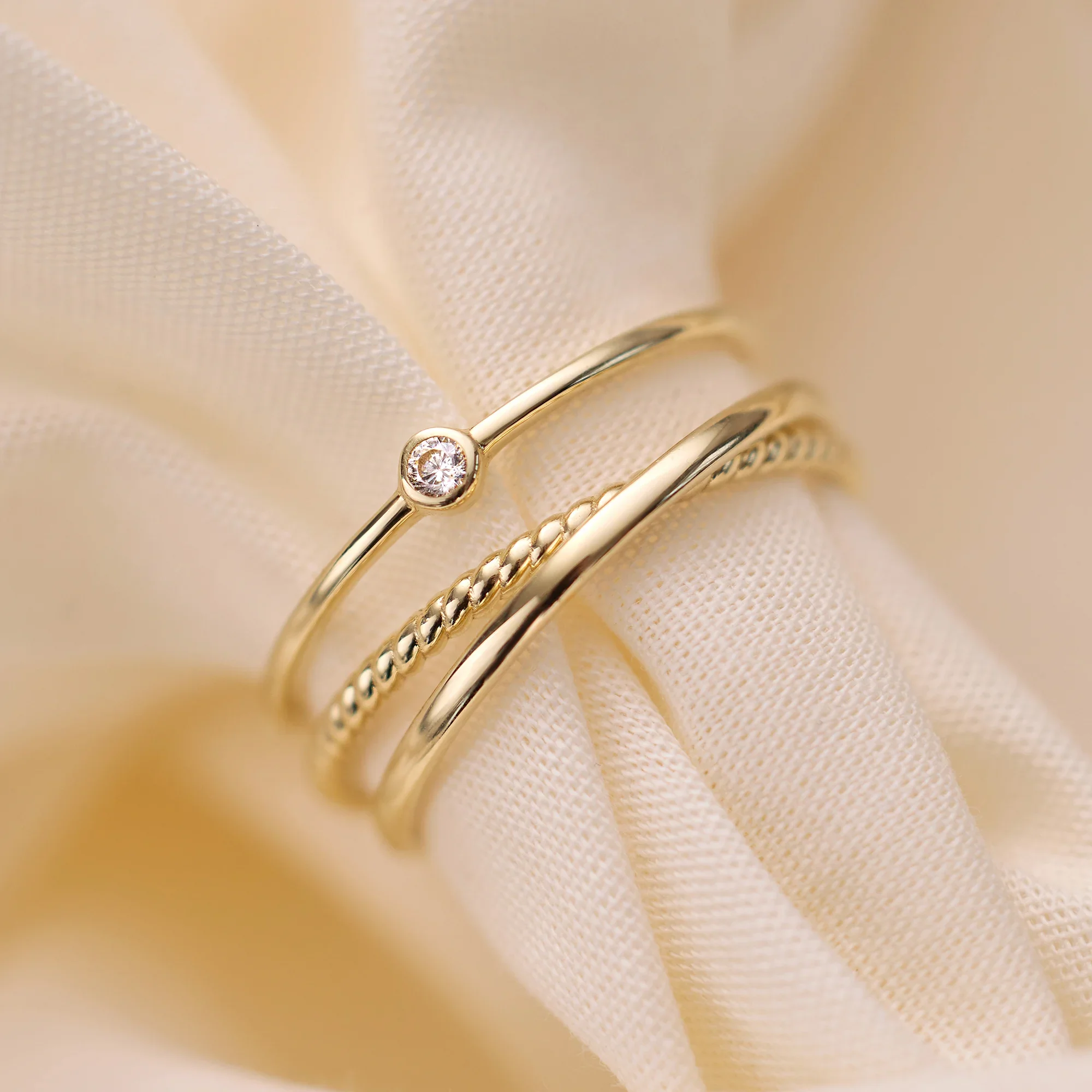Mini Cubic Zirconia Ring - Image 4