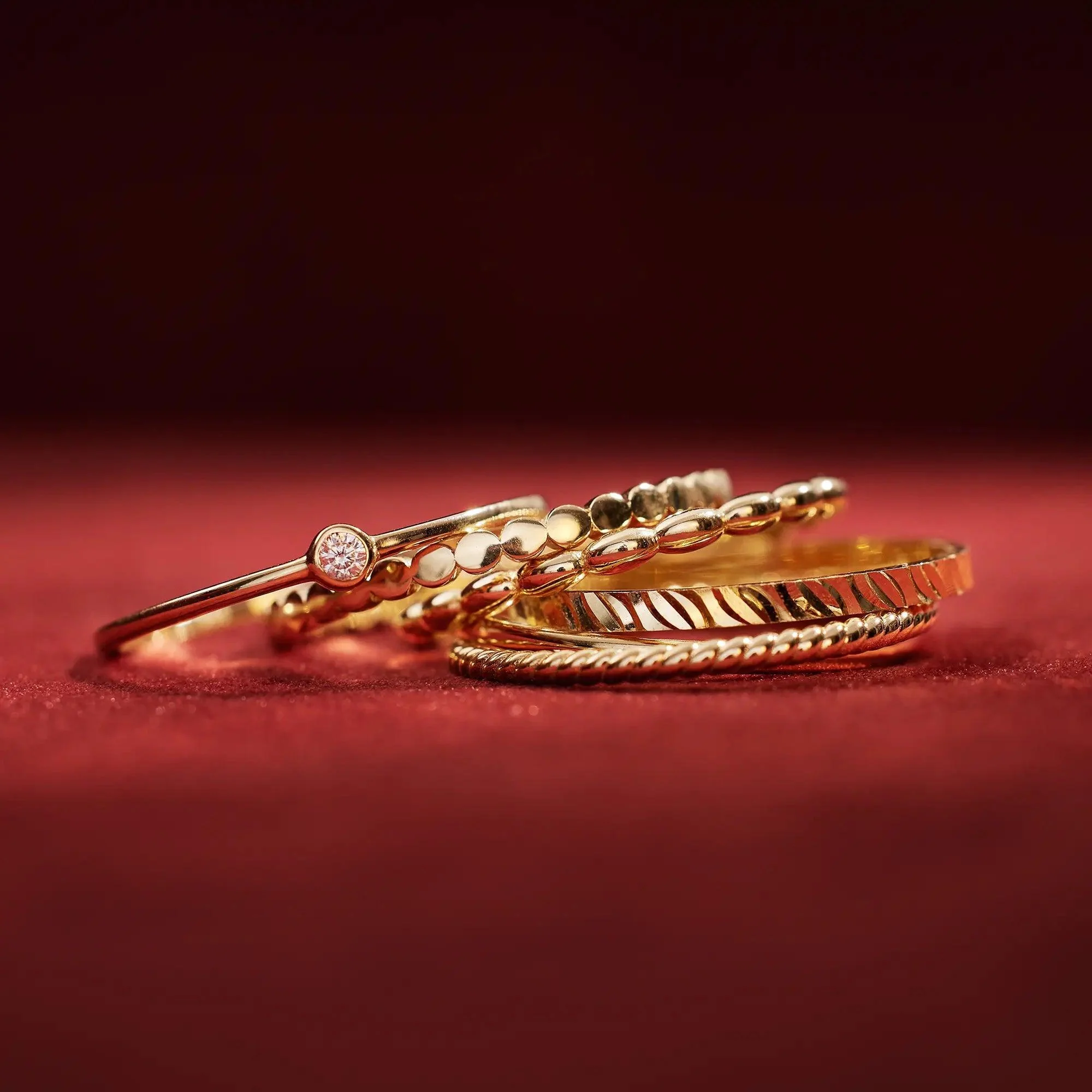 Mini Cubic Zirconia Ring - Image 8