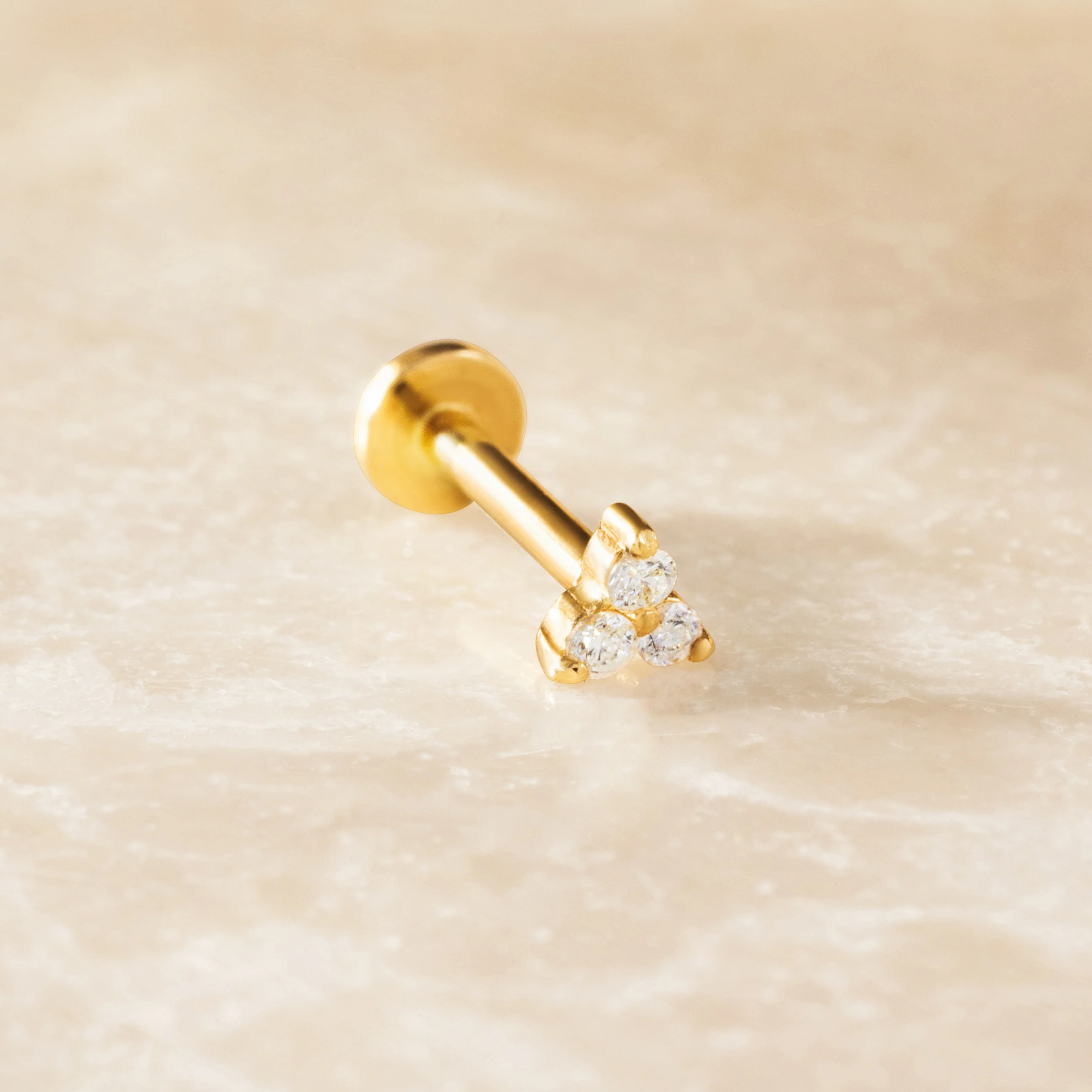 Mini Diamond Lotus Piercing (0.02 ct) - Image 6