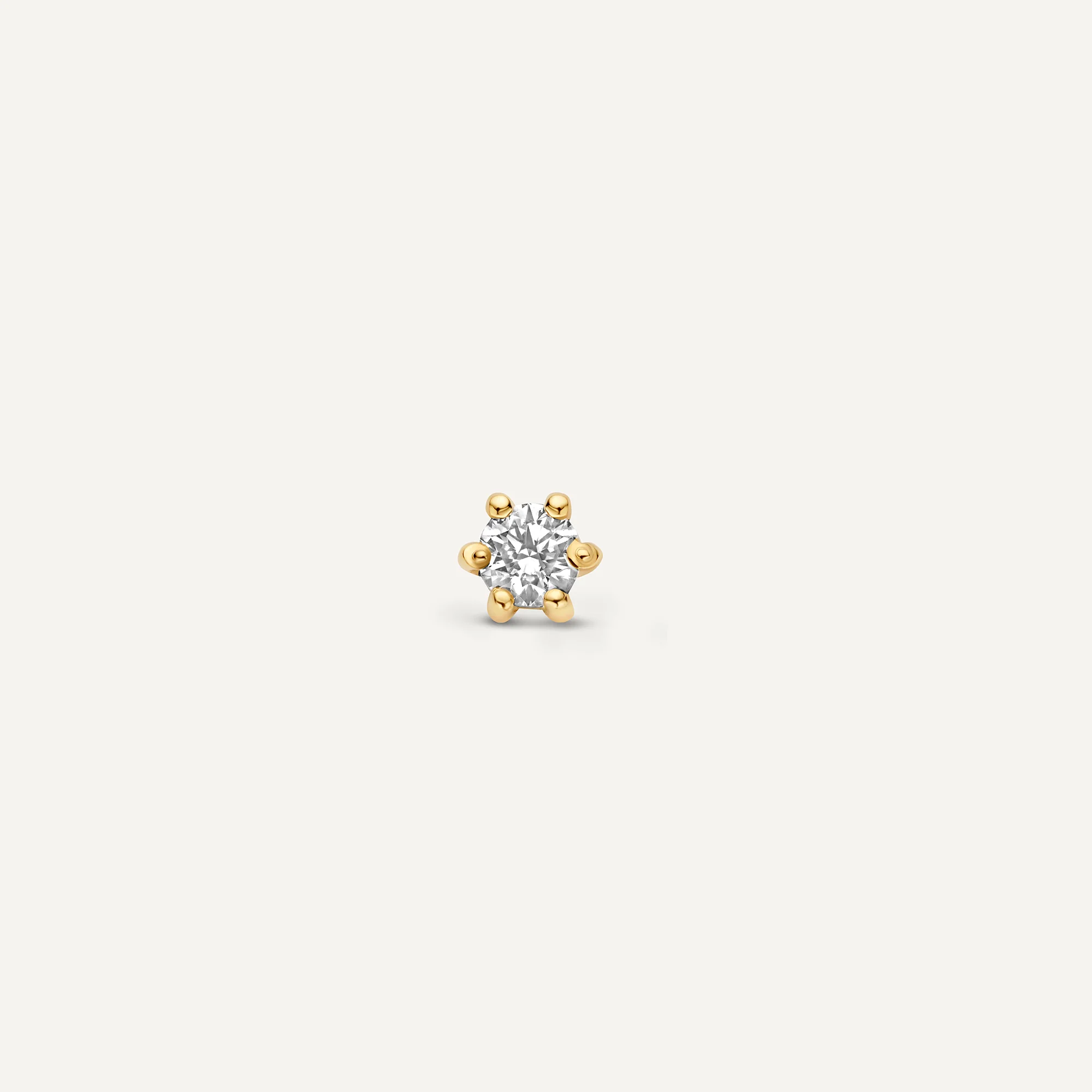 Mini Six Prong Diamond Piercing (0.03 ct) - Image 5