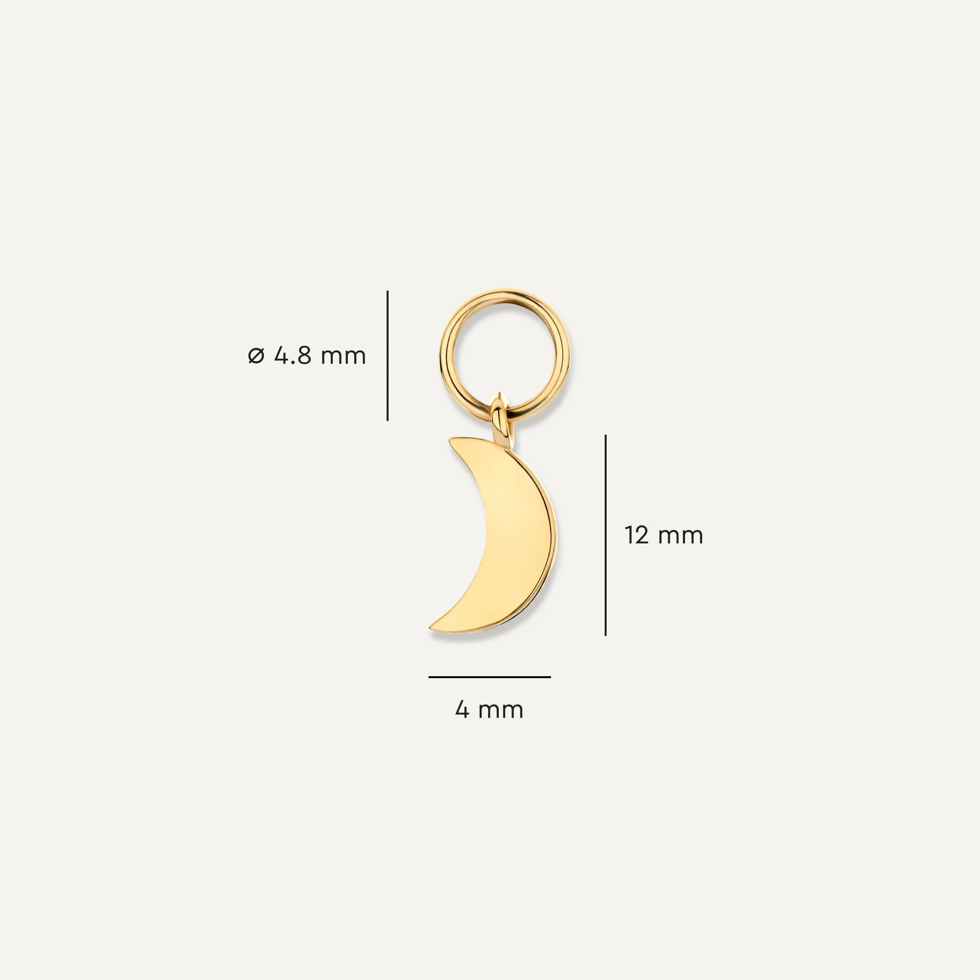 Moon Hoop Charm - Image 7