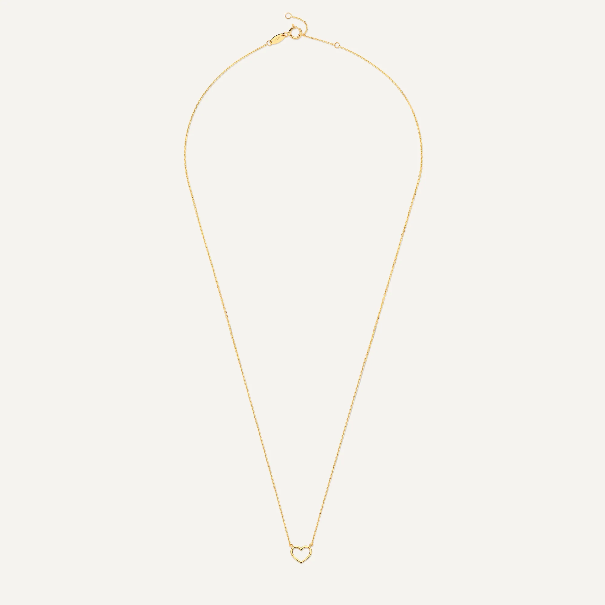 Open Heart Pendant Necklace - Image 13