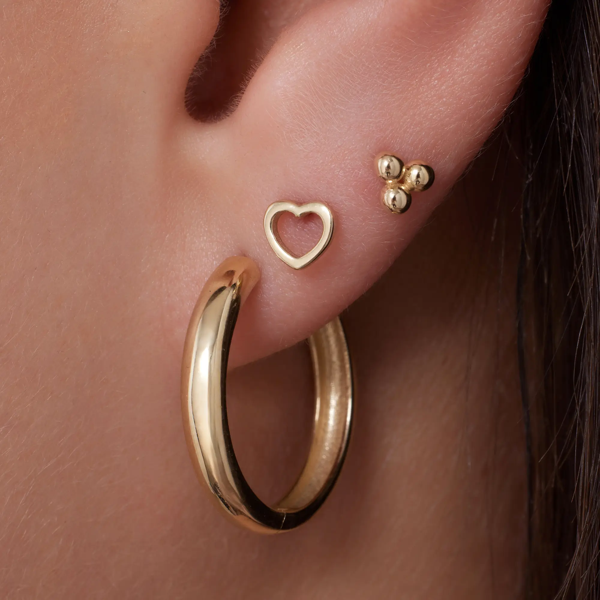 Open Heart Studs - Image 3