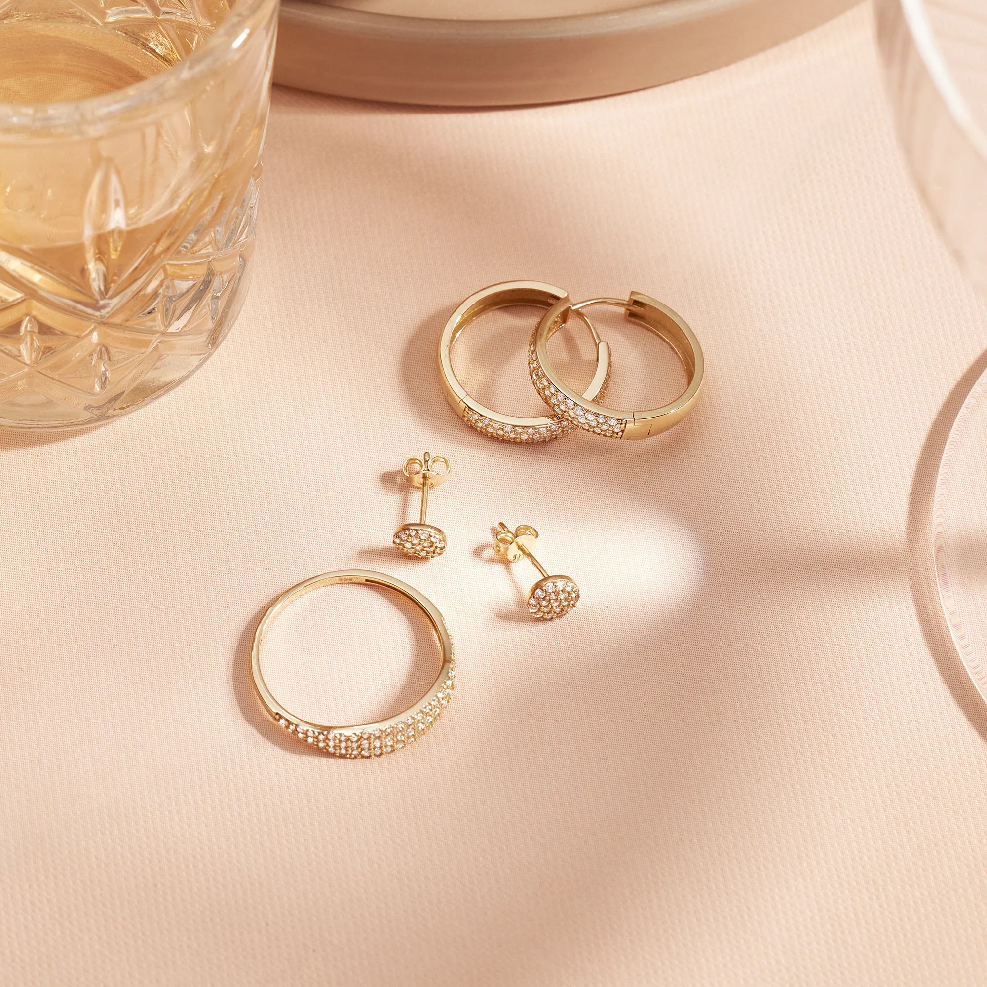 Pavé Cubic Zirconia Signet Ring - Image 8