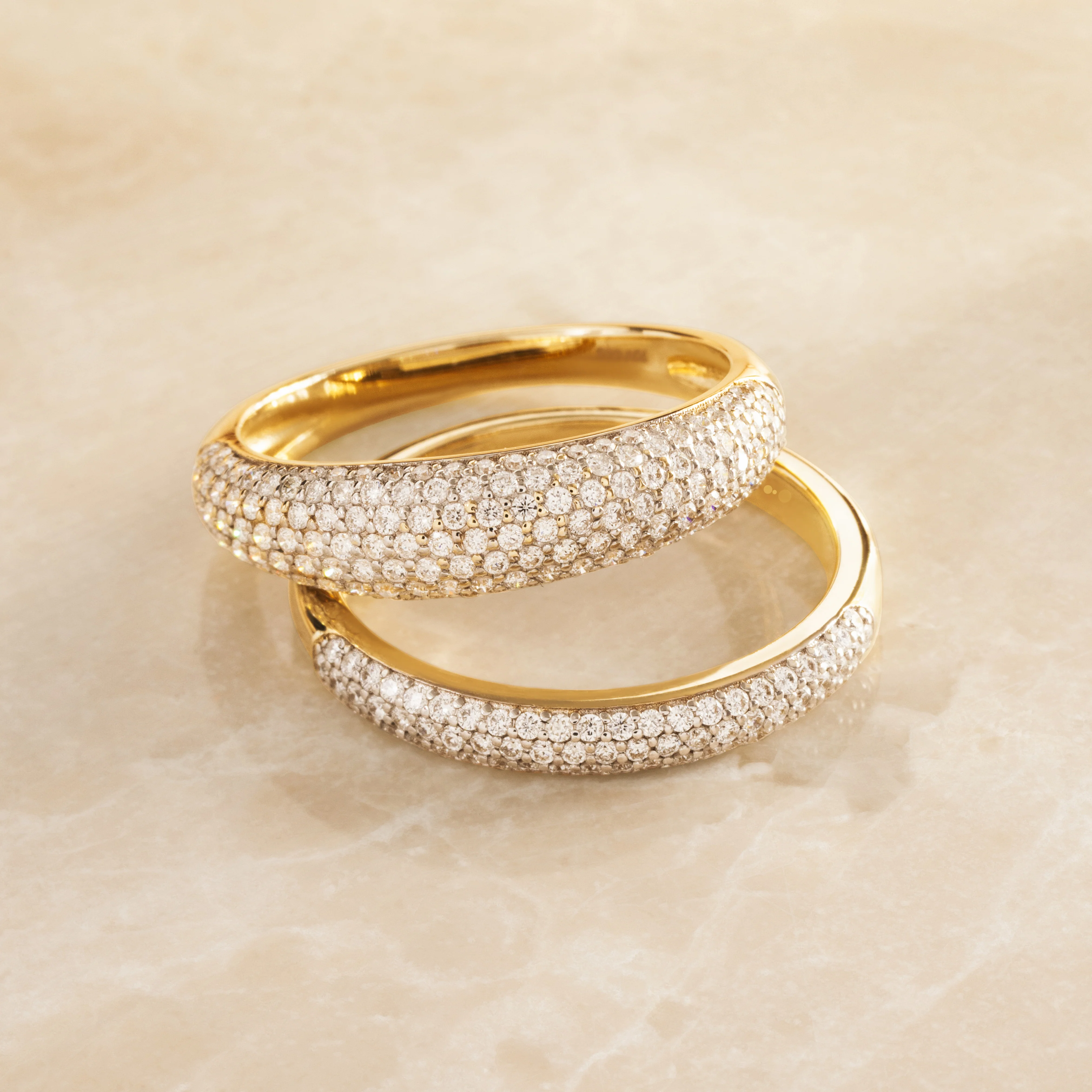 Pavé Cubic Zirconia Dome Ring - Image 10