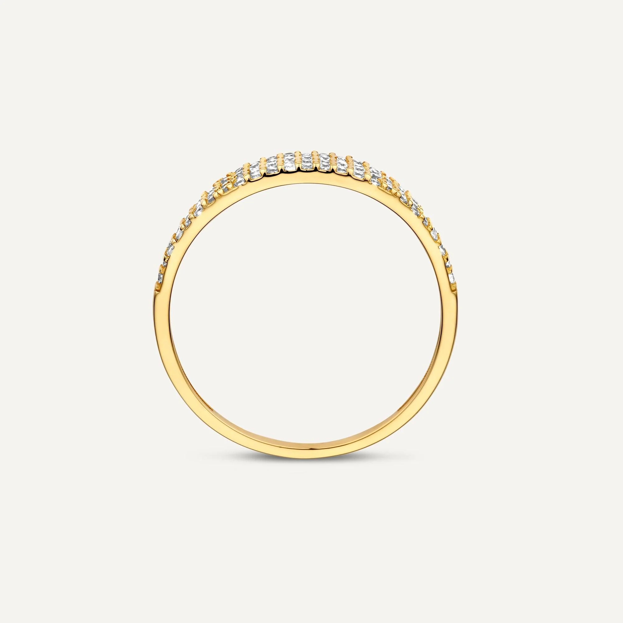 Pavé Cubic Zirconia Signet Ring - Image 5