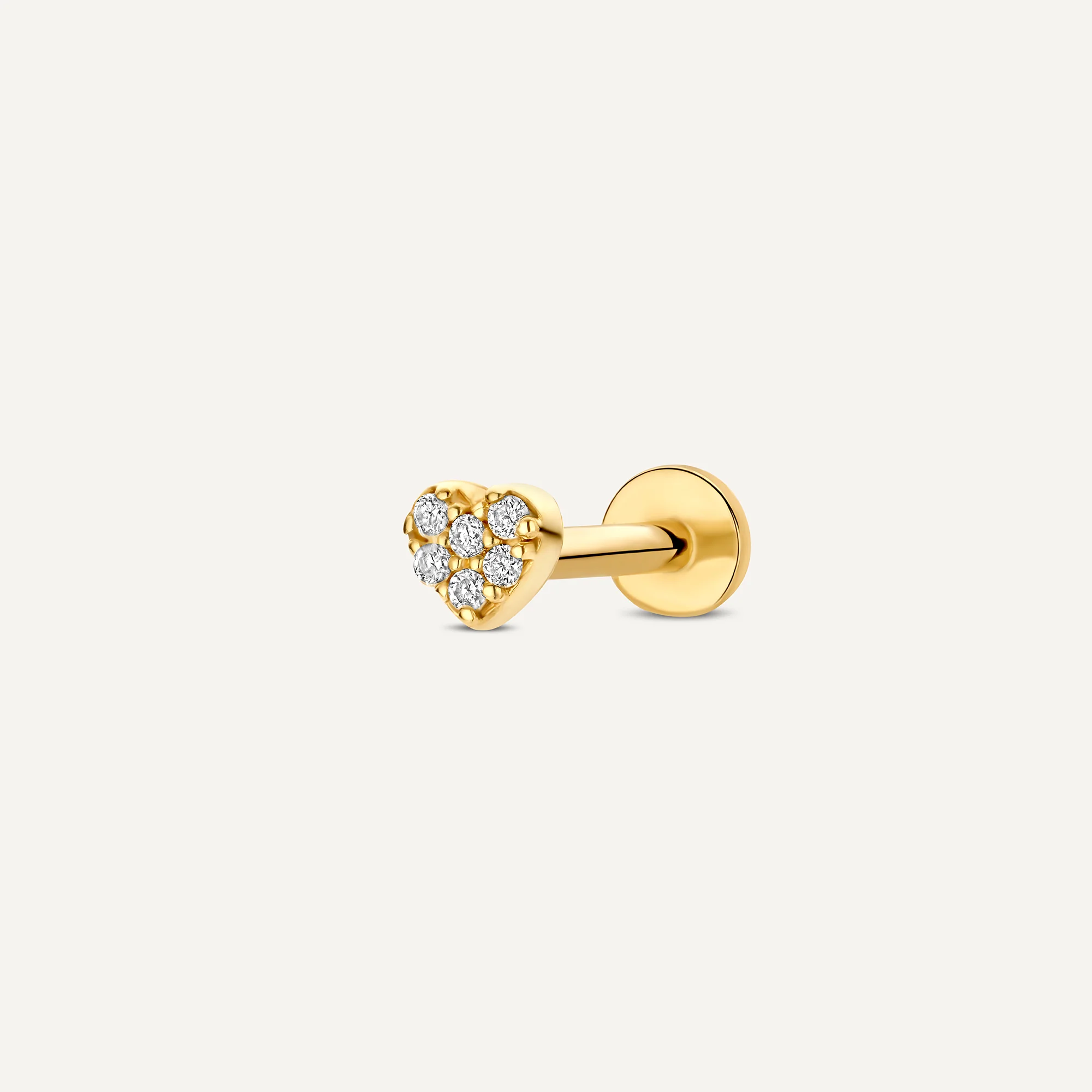 Pavé Diamond Heart Piercing (0.02 ct) - Image 13