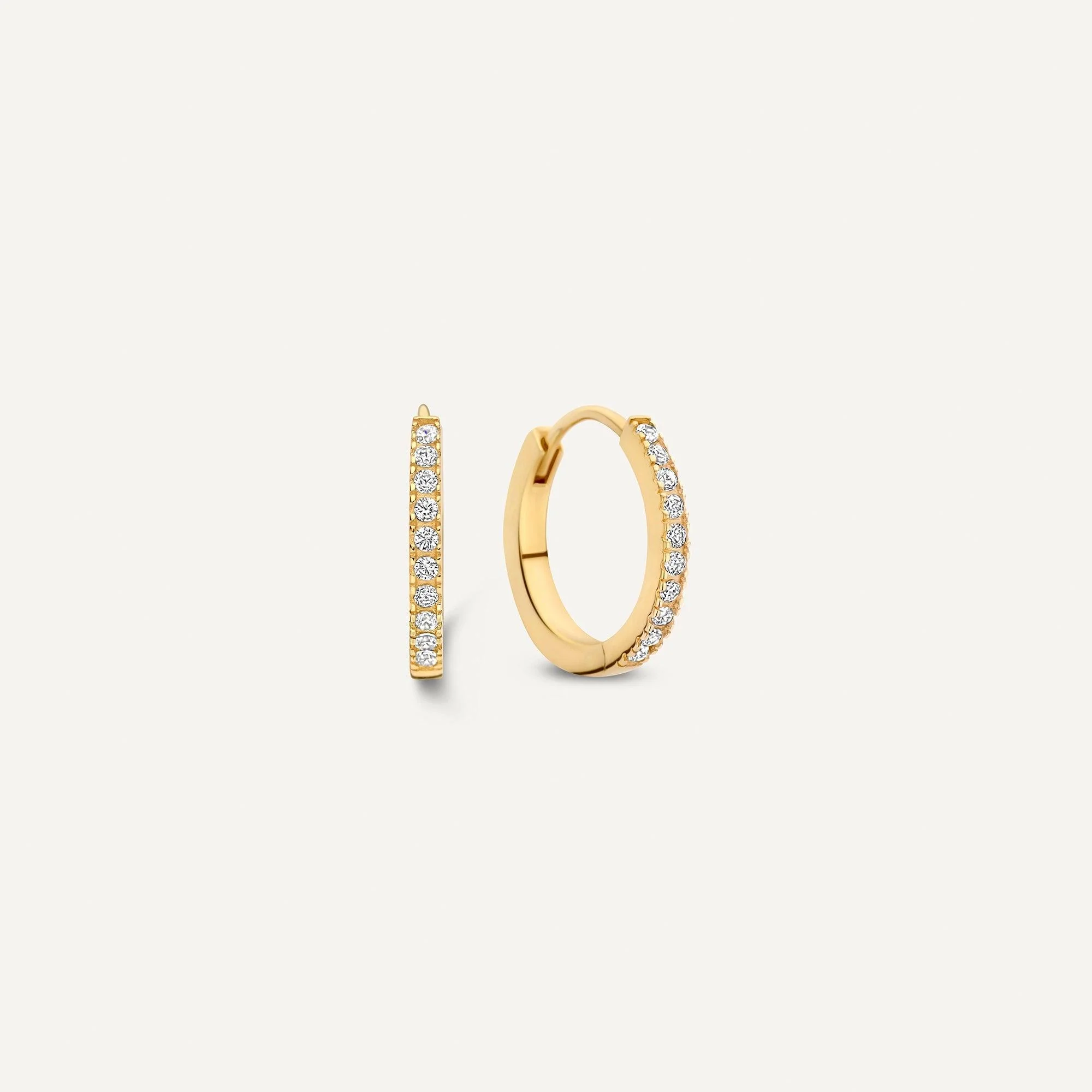 Pavé Zirconia Essential Hoops Layering Set - Image 3