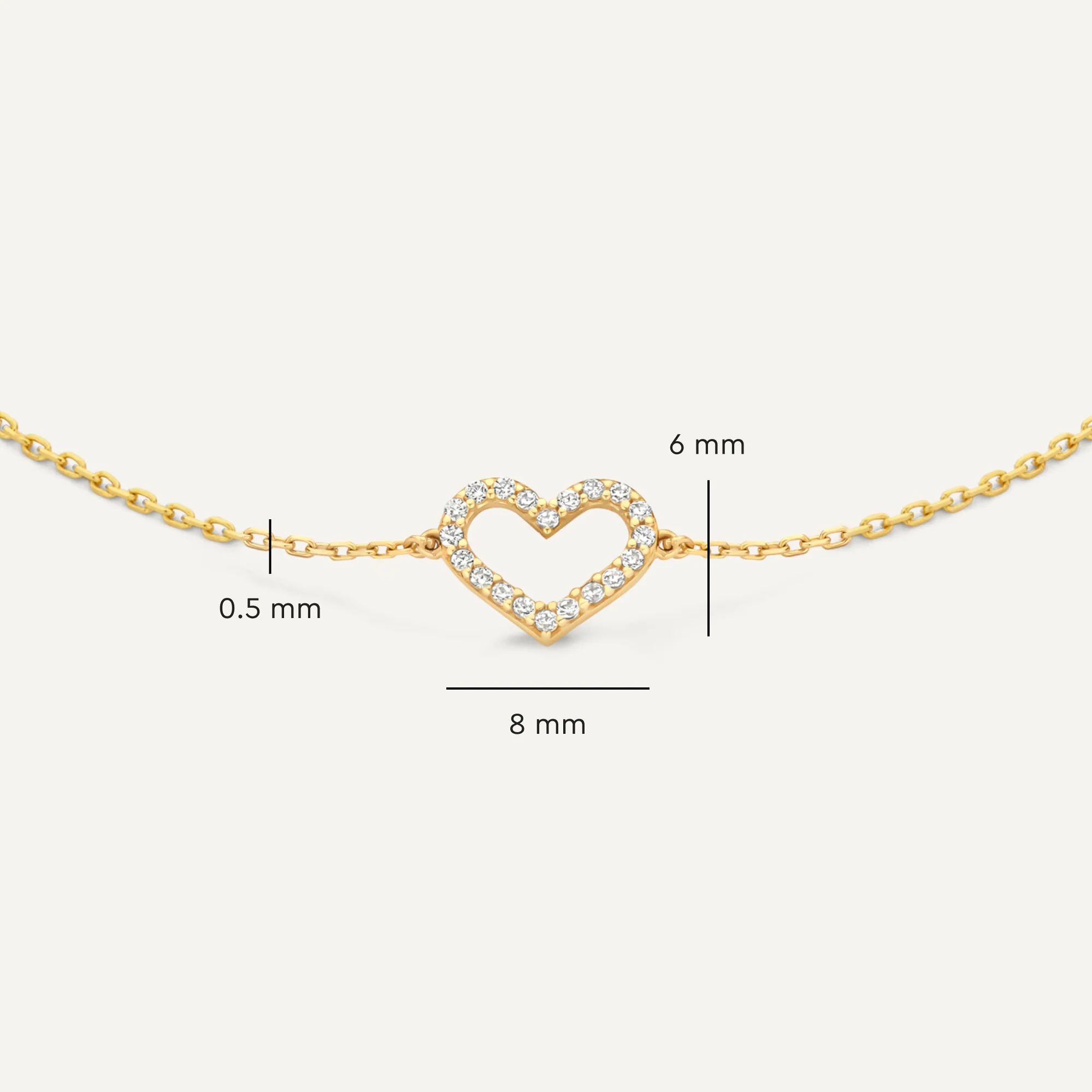 Pavé Zirconia Open Hearts Set - Image 14
