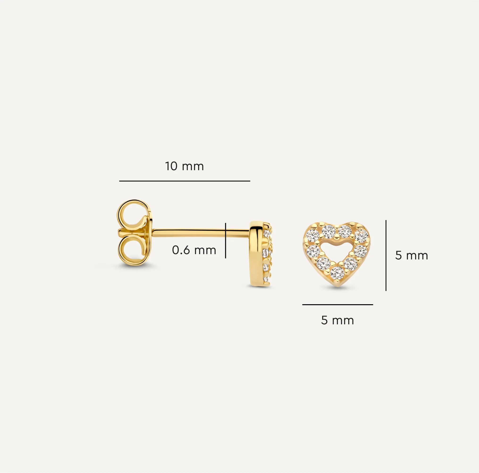 Pavé Zirconia Open Hearts Set - Image 19