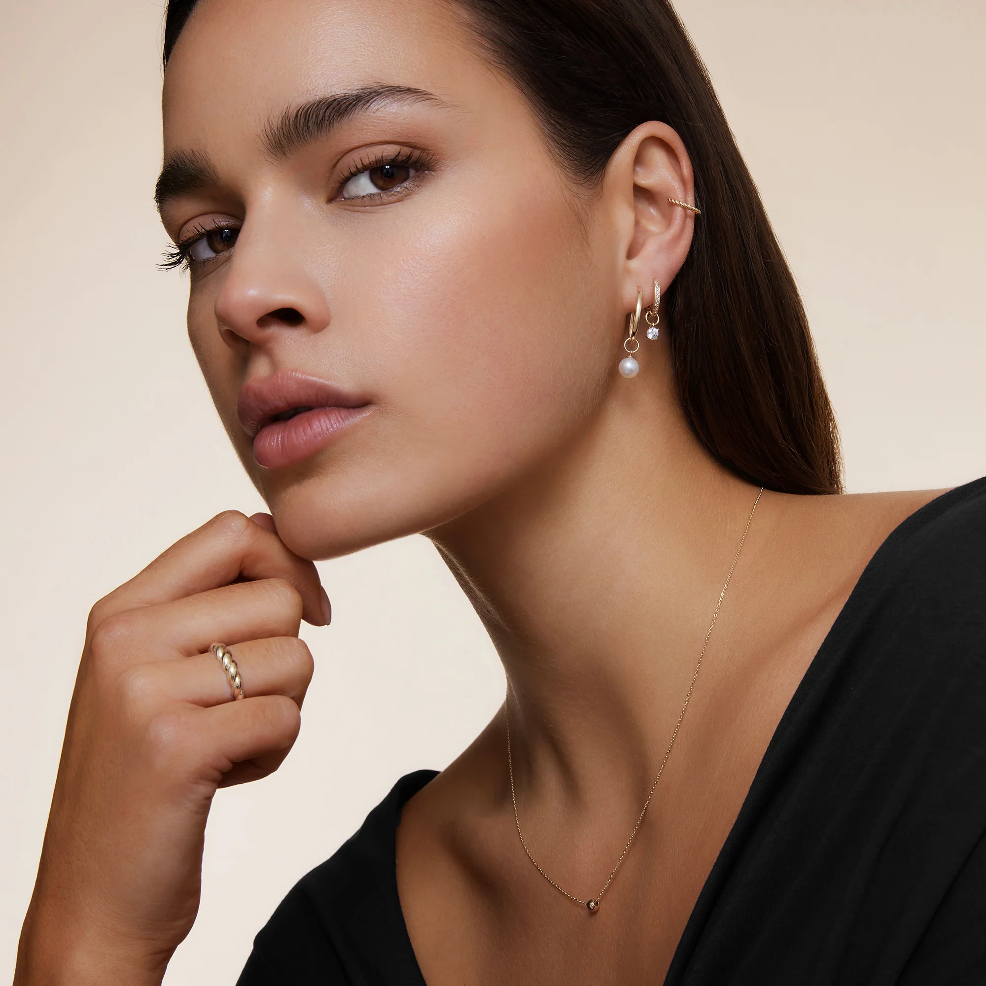 Pearl Hoop Charm - Image 7