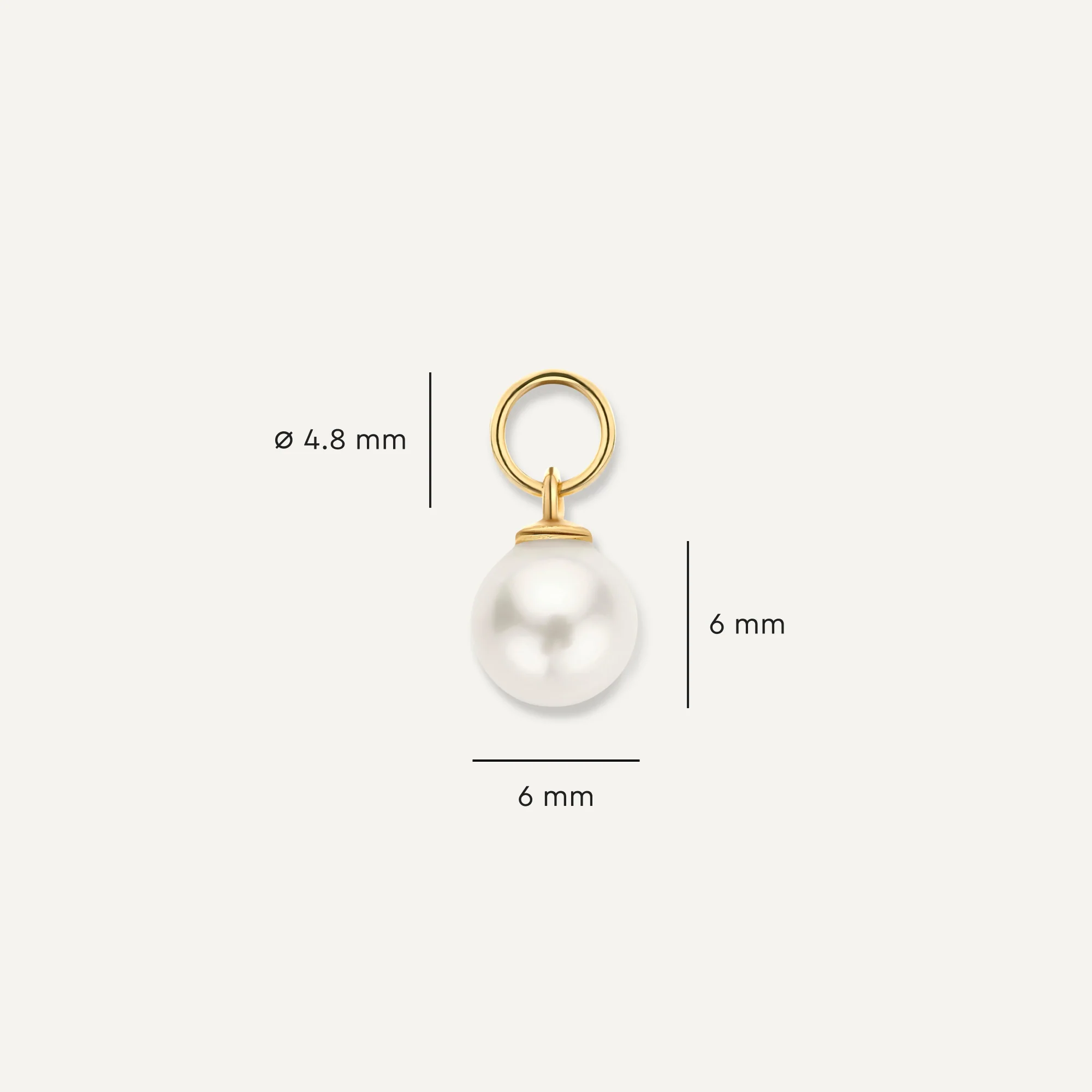 Pearl Hoop Charm - Image 9