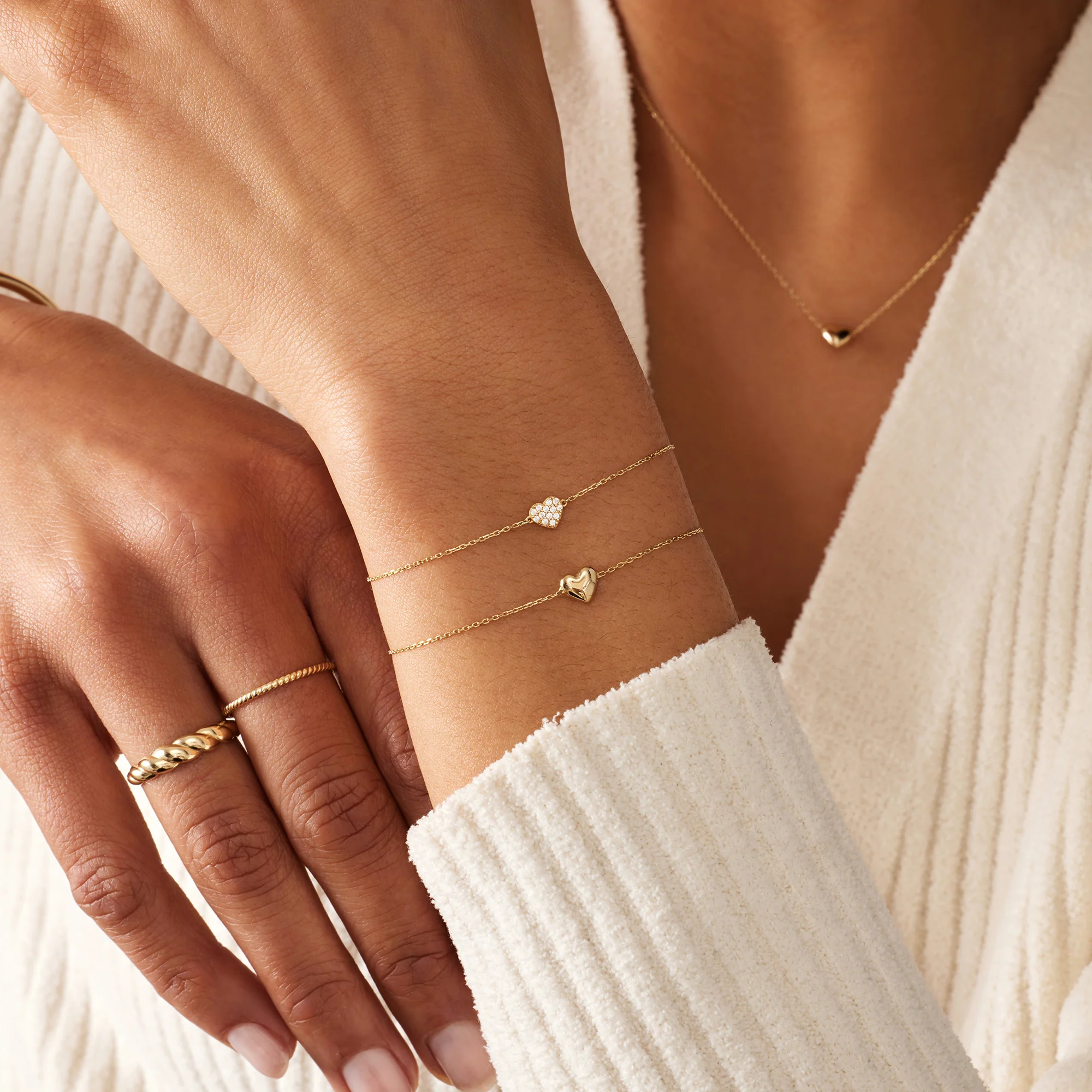 Puffy Heart Bracelet - Image 3