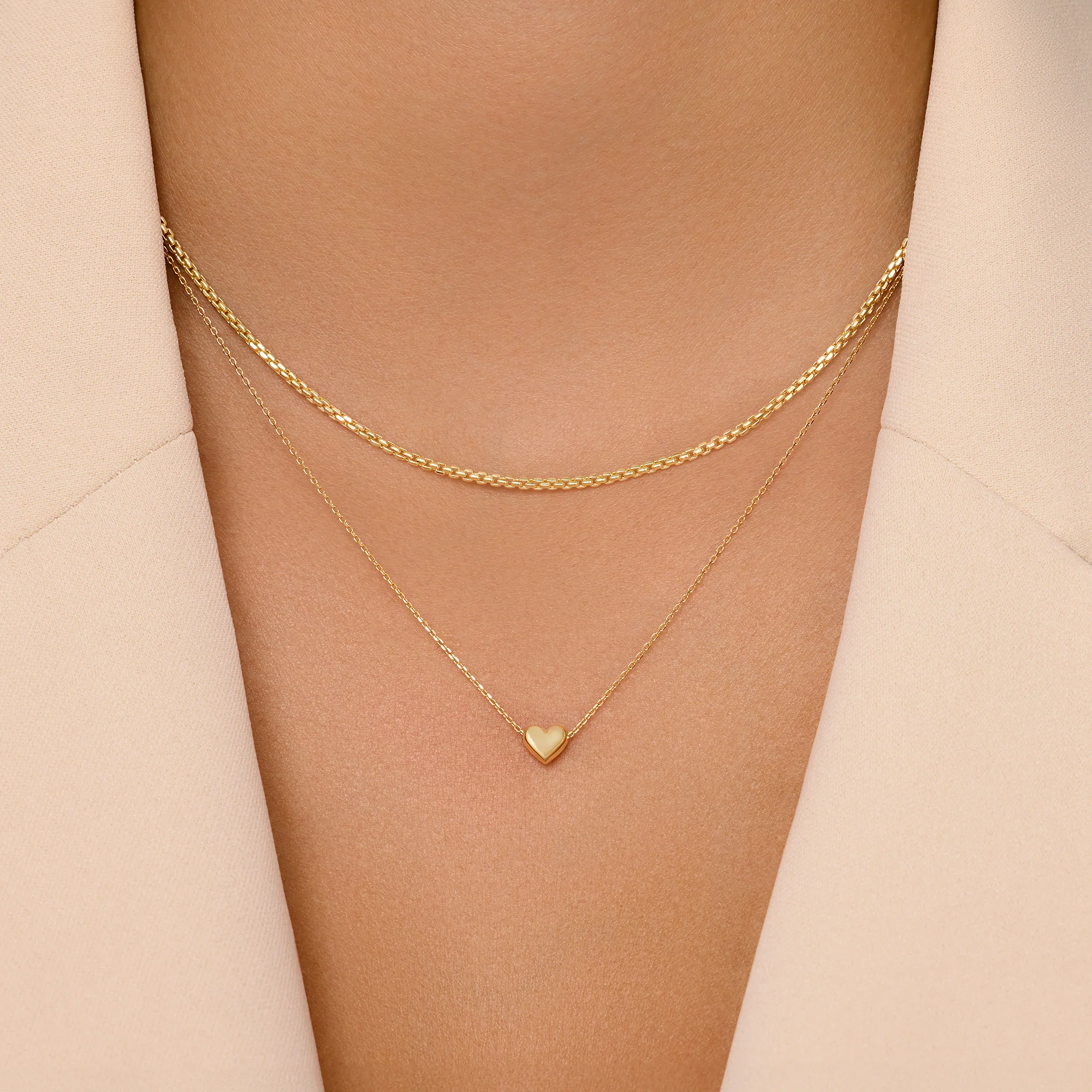 Puffy Heart Pendant Necklace - Image 8