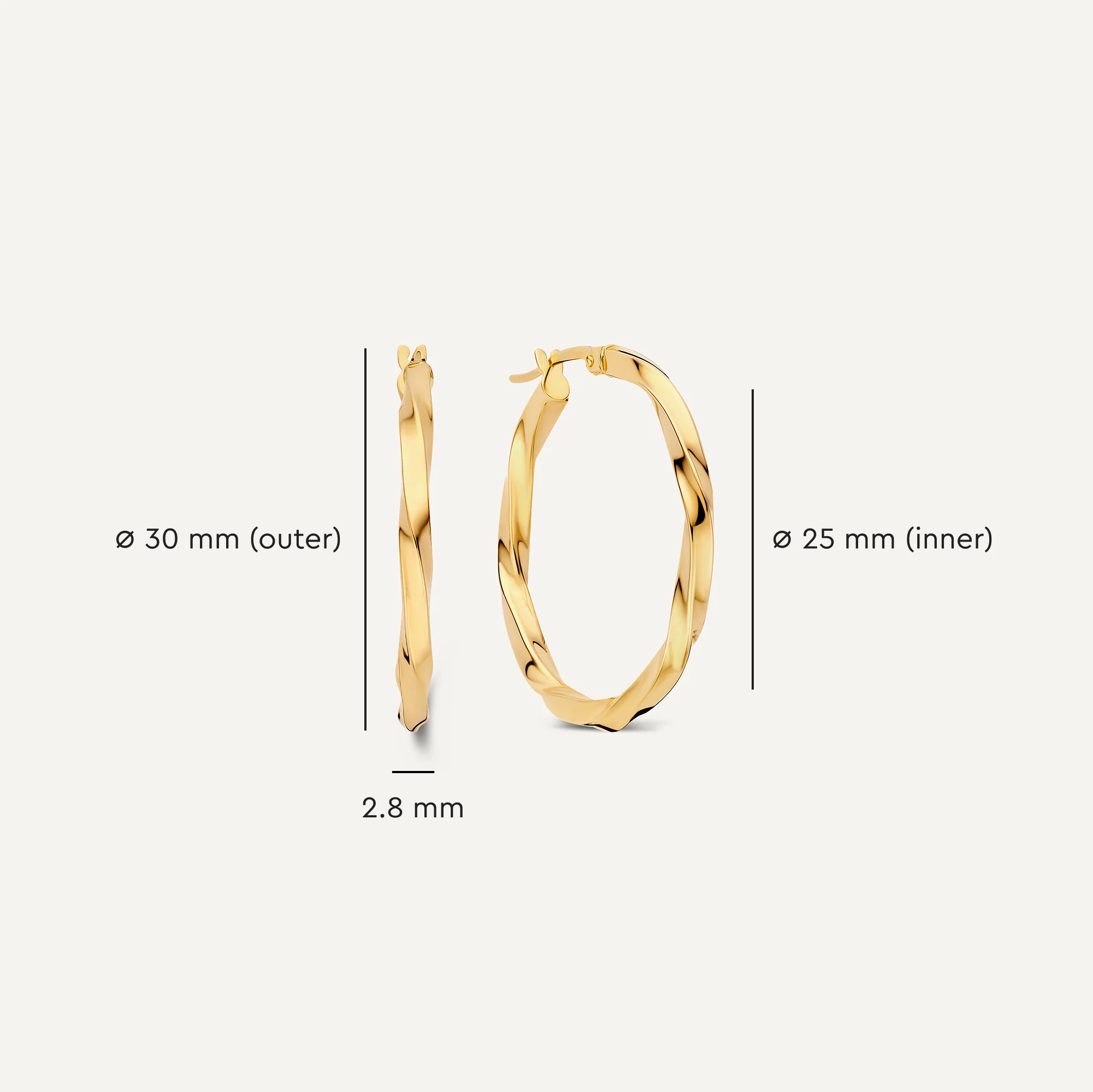Rope Tube Extra Large Hoops (30 mm) - Image 5