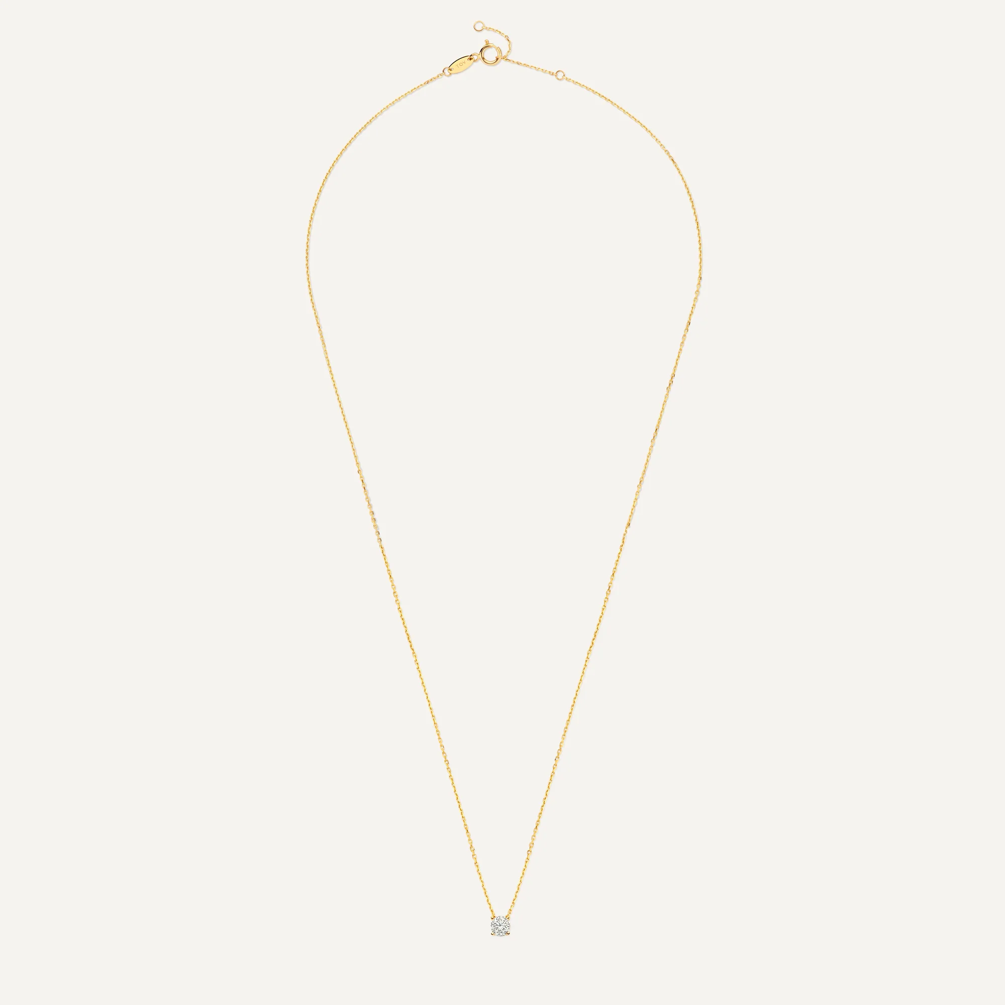 Round Cut Cubic Zirconia Pendant Necklace - Image 10