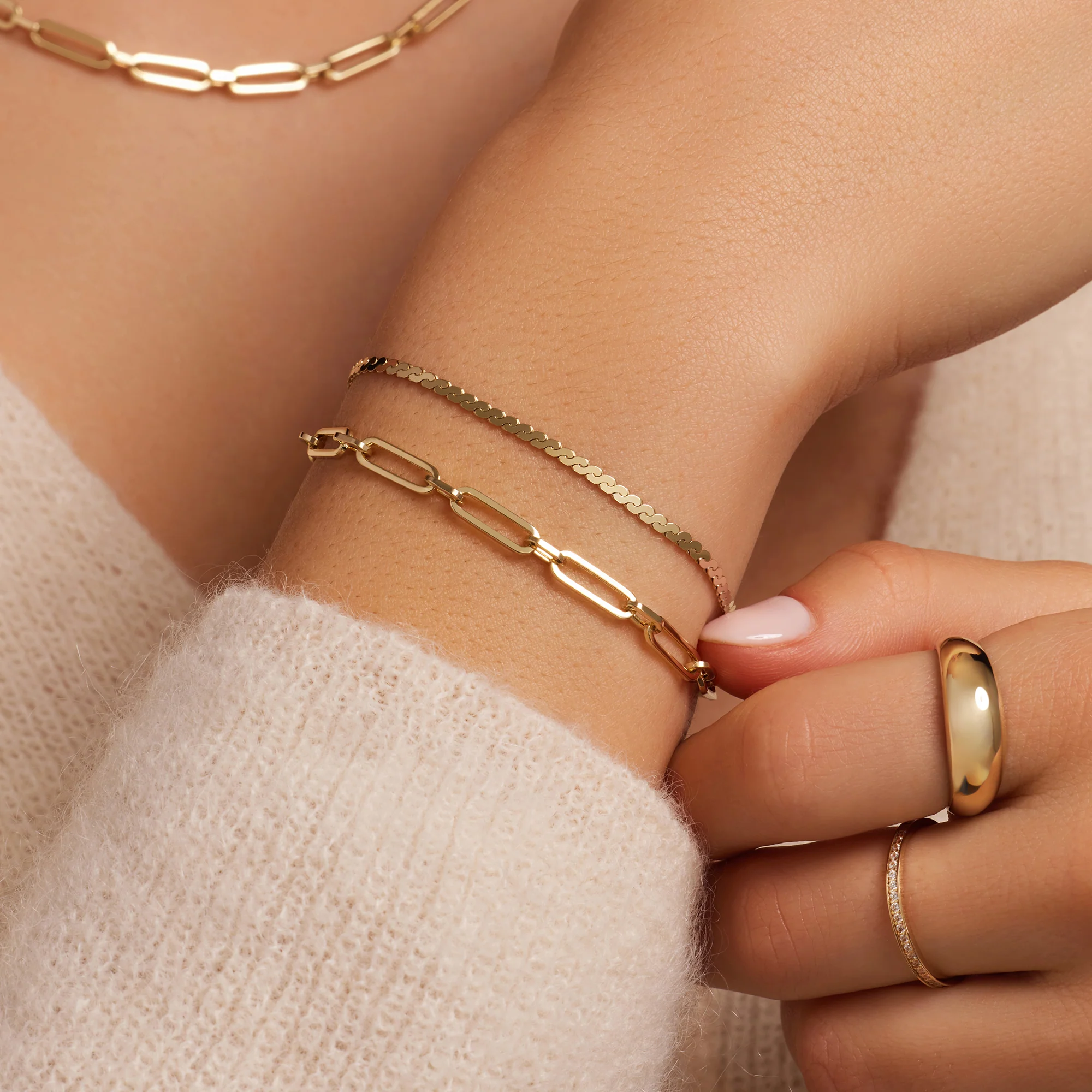Serpentine Chain Bracelet - Image 4
