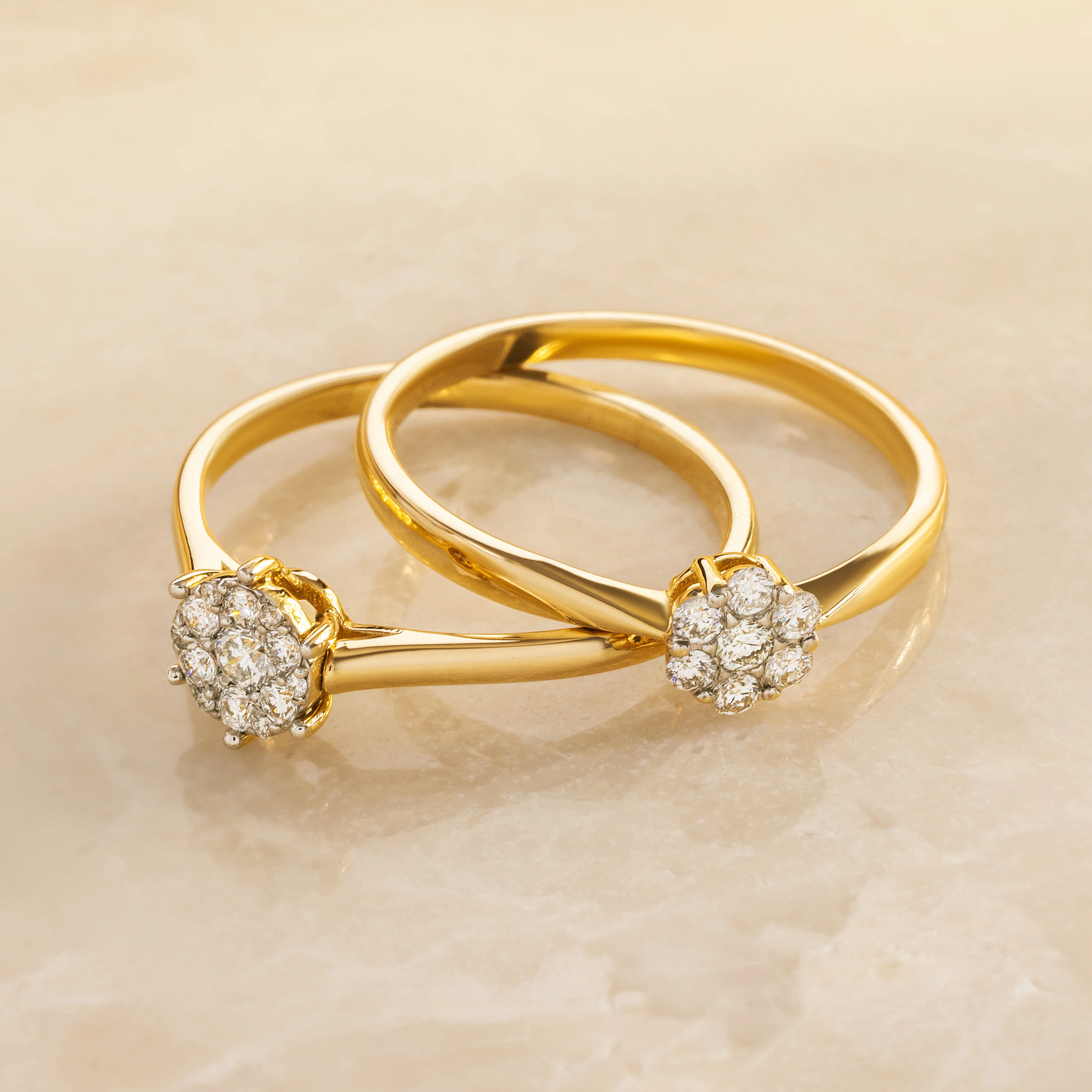 Six Prong Diamond Cluster Ring (0.15 ct) - Image 4
