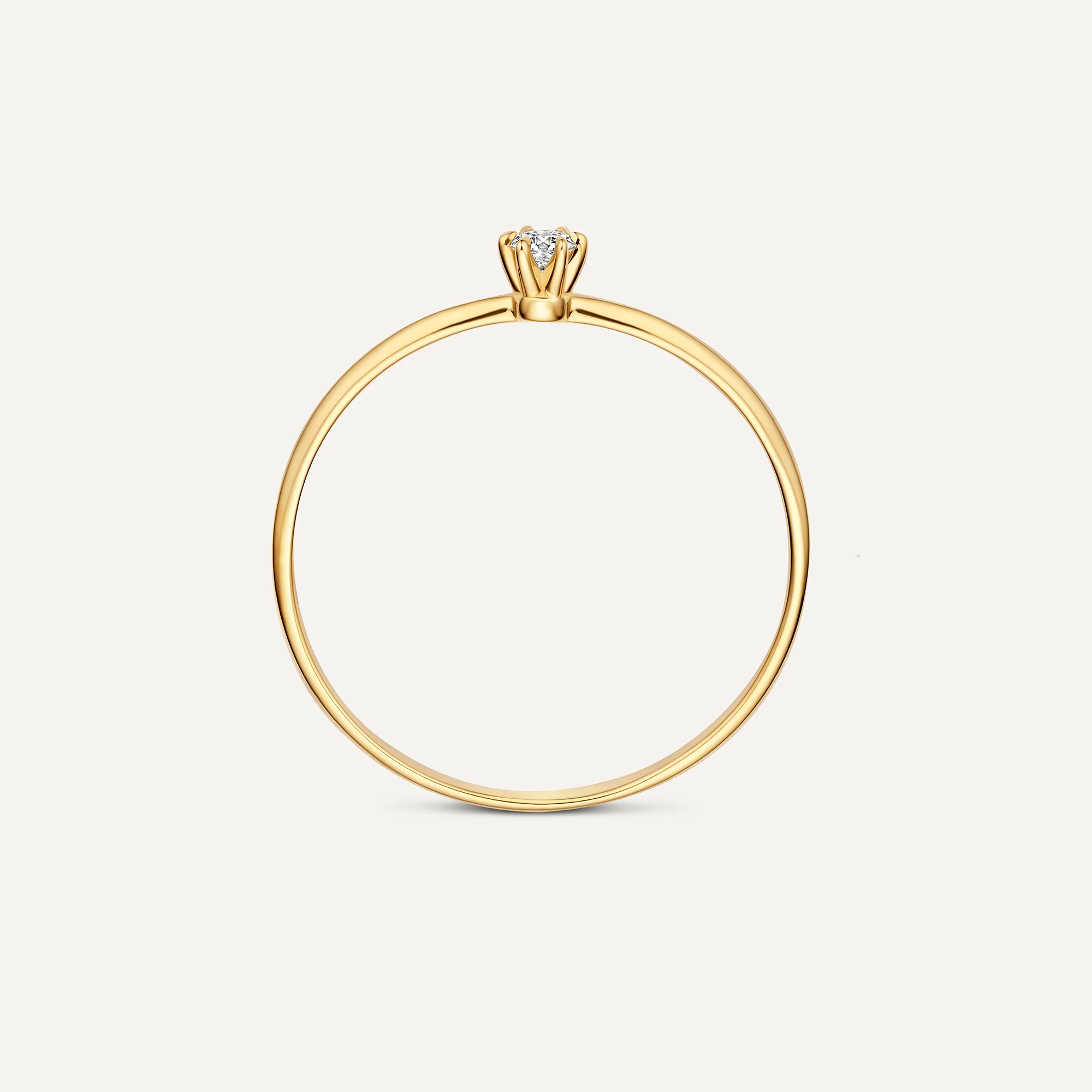 Six Prong Diamond Solitary Ring (0.05 ct) - Image 7