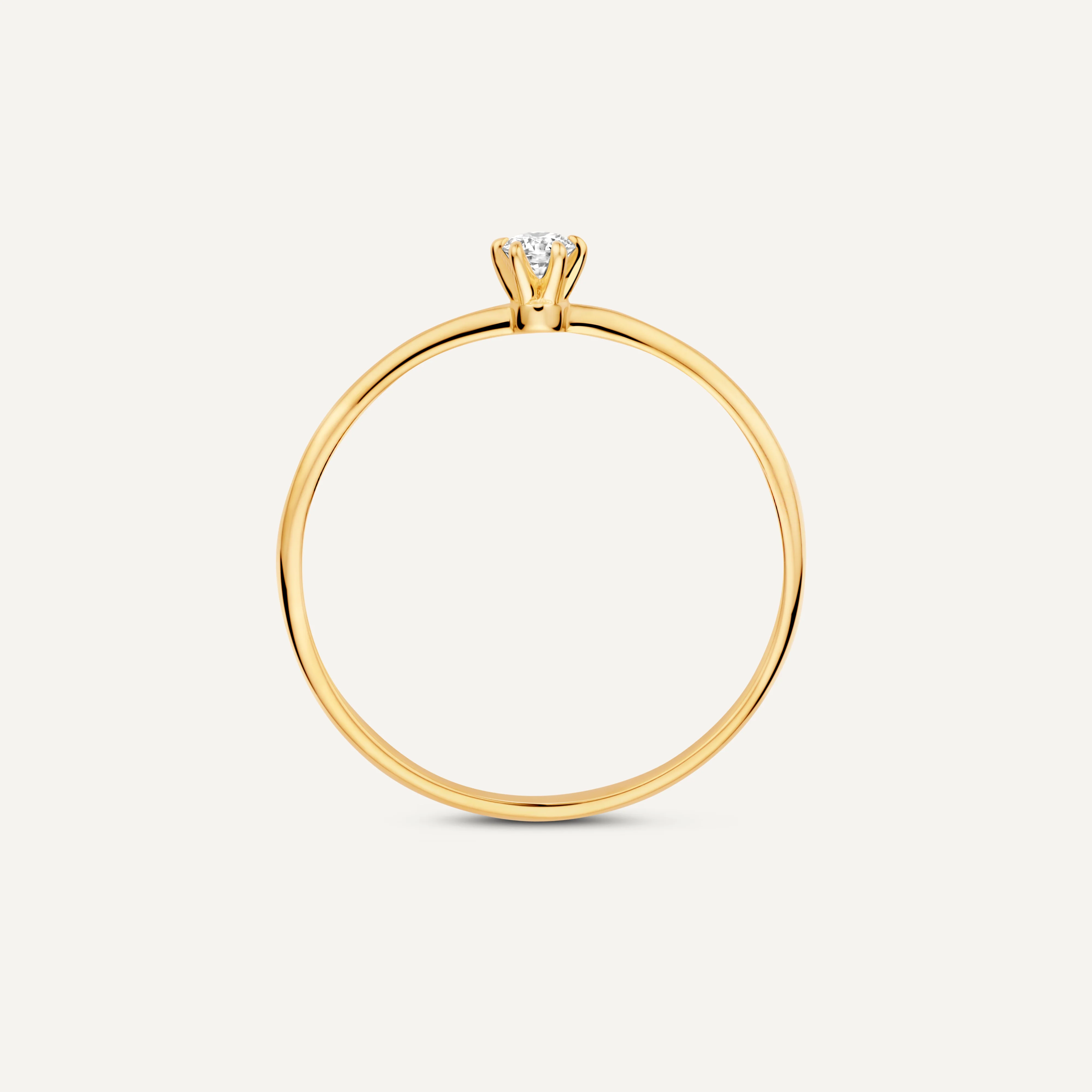 Six Prong Diamond Solitary Ring (0.07 ct) - Image 5