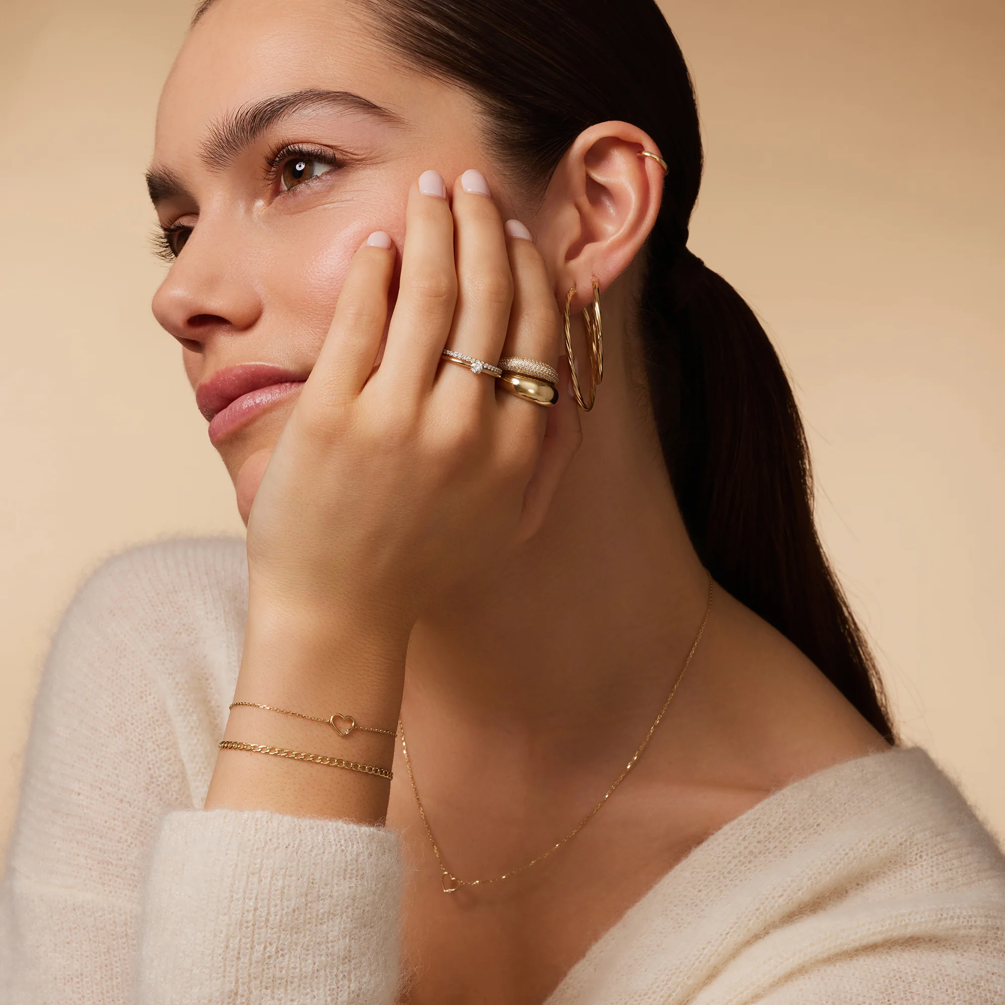 Slim Curb Chain Bracelet - Image 7
