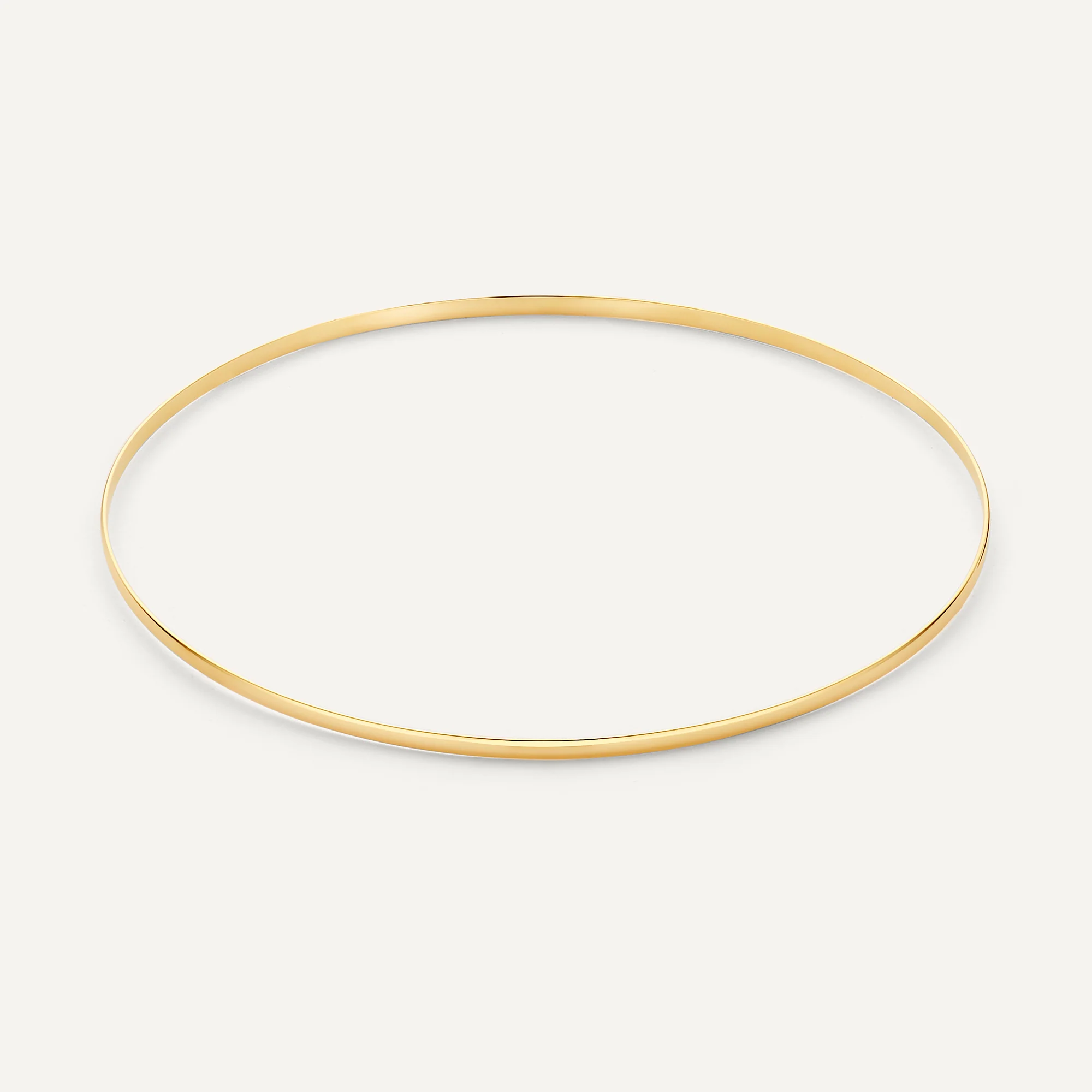 Slim Curved Stacker Bangle
