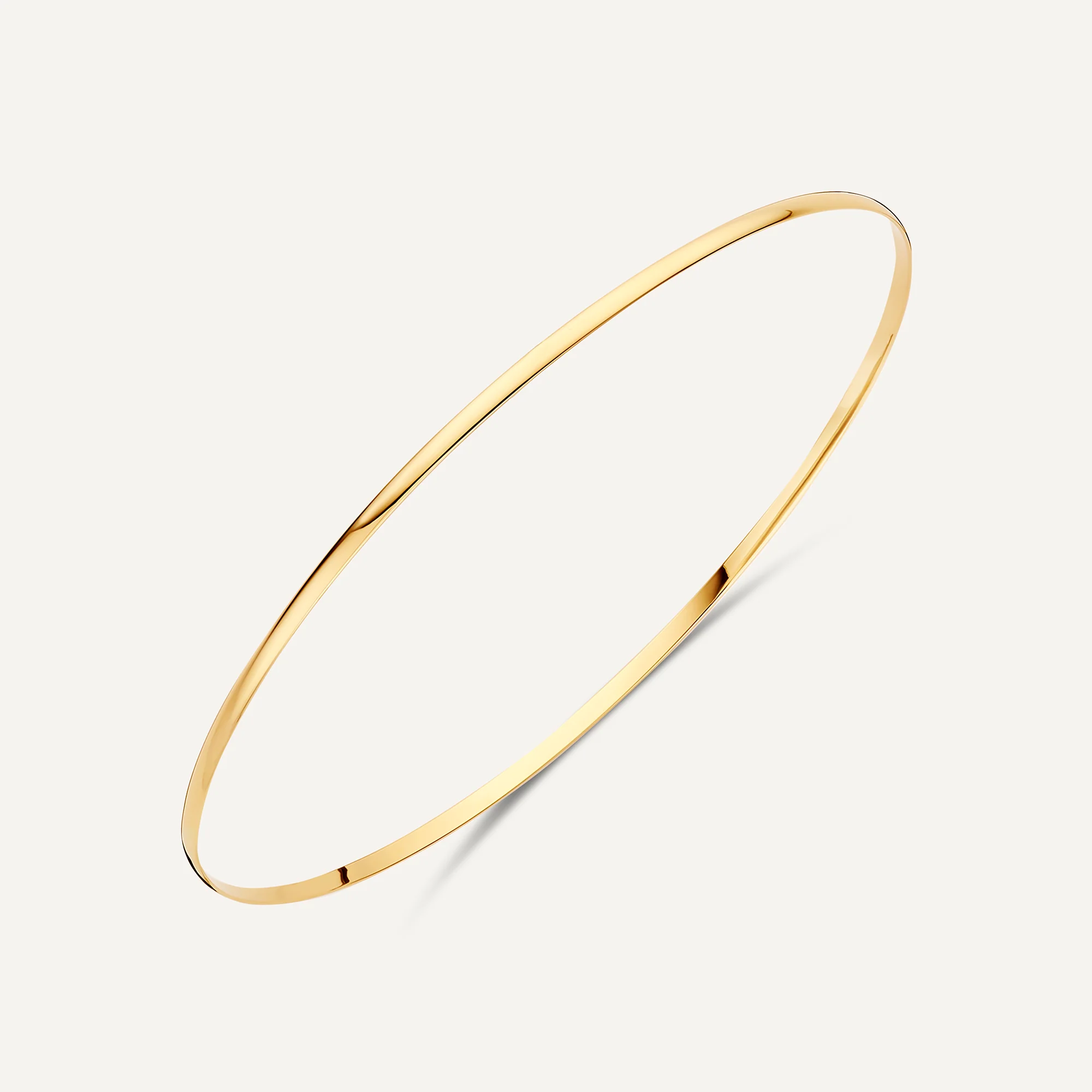 Slim Curved Stacker Bangle - Image 6