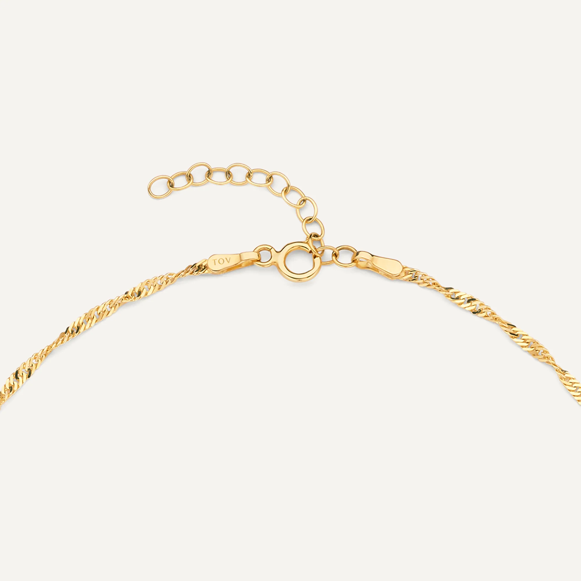Slim Twisted Rope Necklace - Image 11