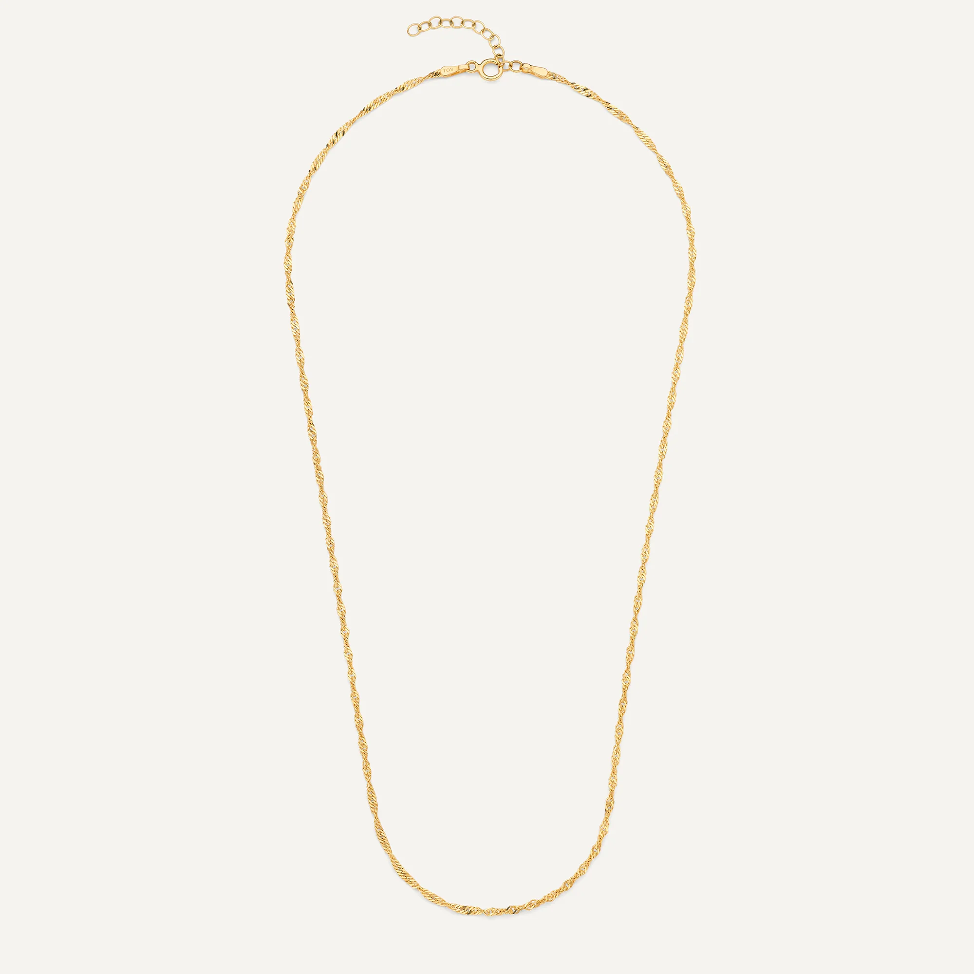 Slim Twisted Rope Necklace - Image 12