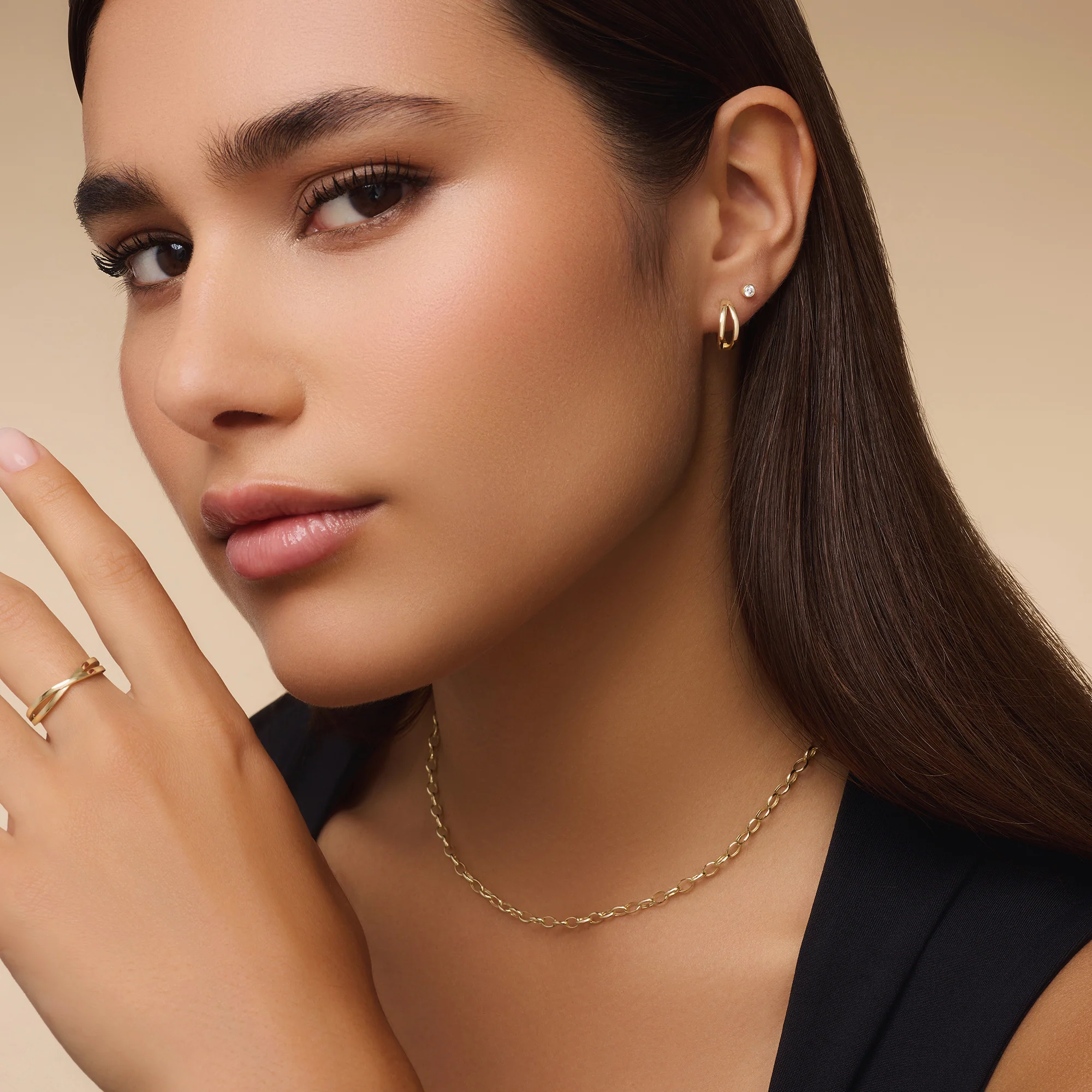 Small Cubic Zirconia Studs - Image 5