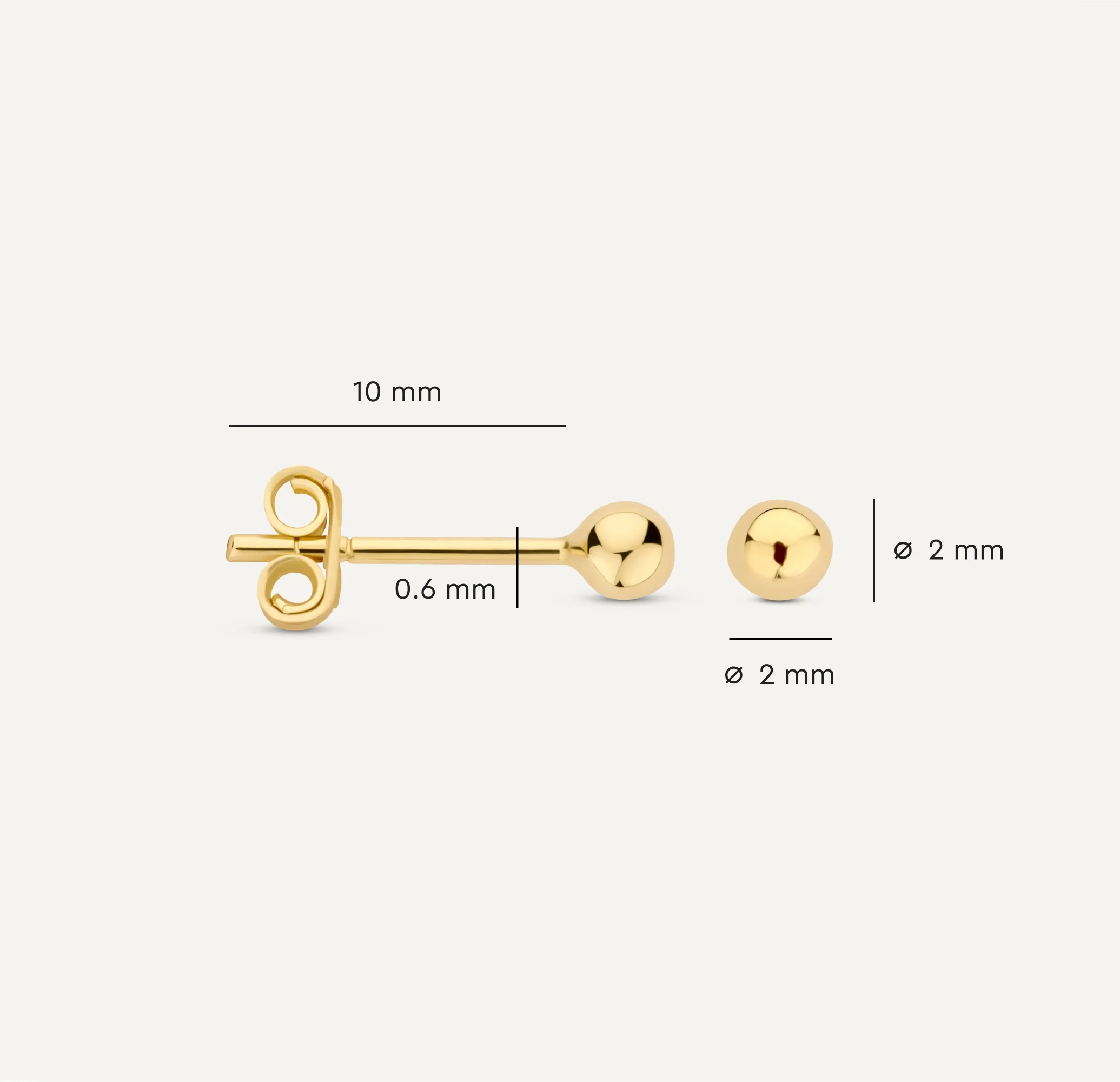 Small Sphere Studs - Image 6
