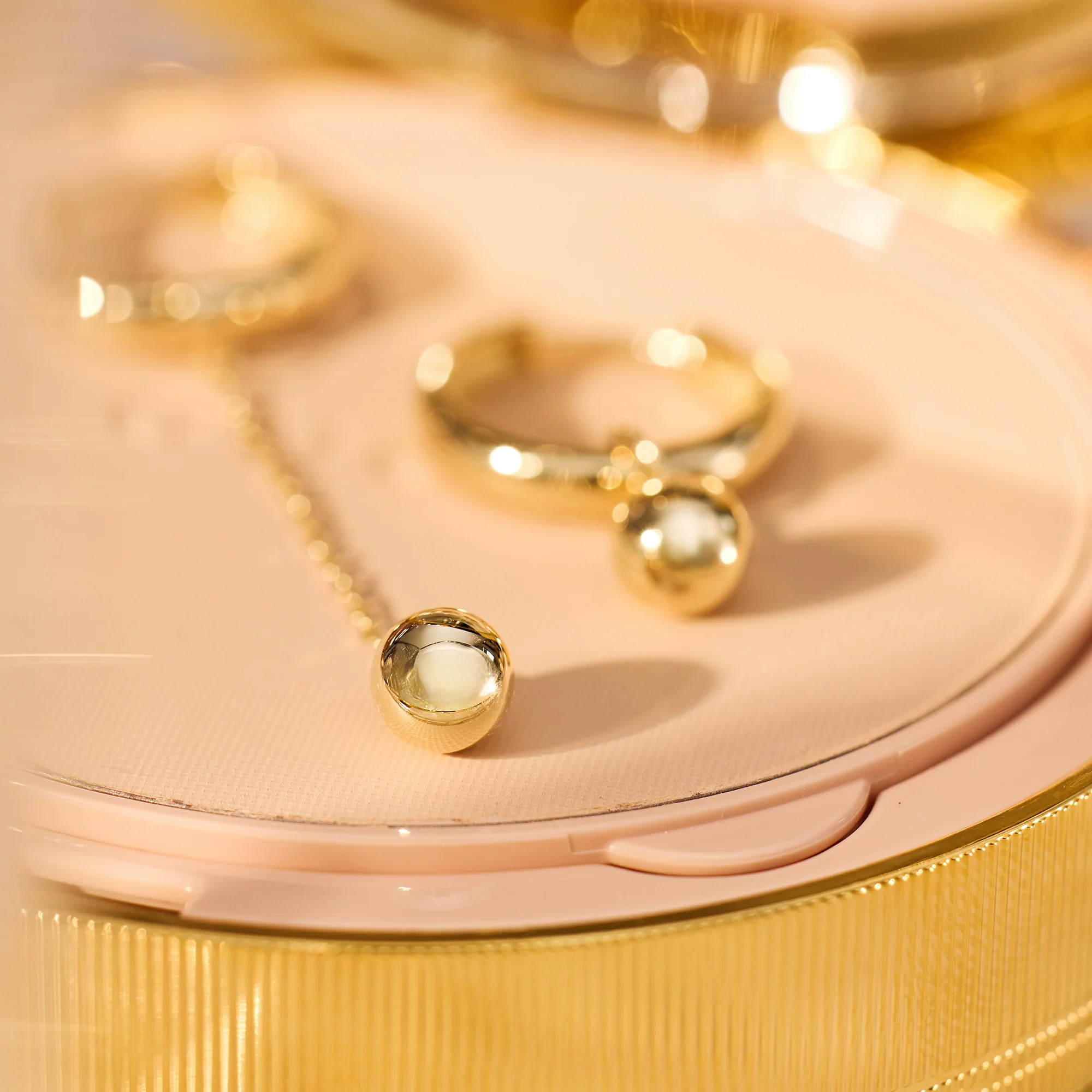 Sphere Drop Hoop Charm - Image 8
