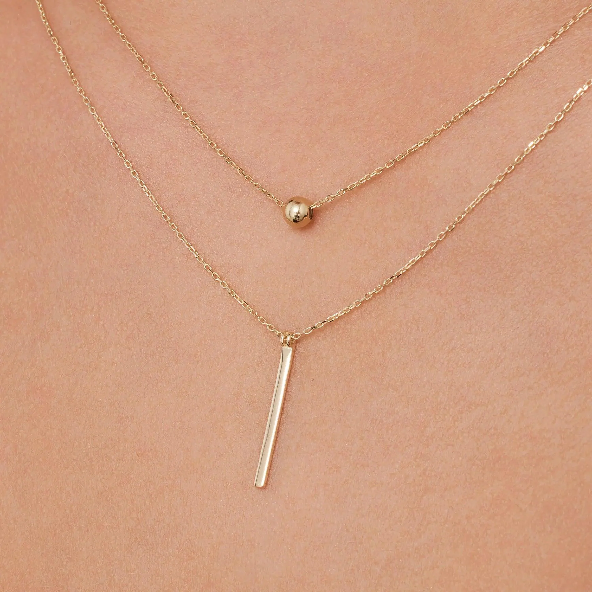 Sphere Pendant Necklace - Image 3