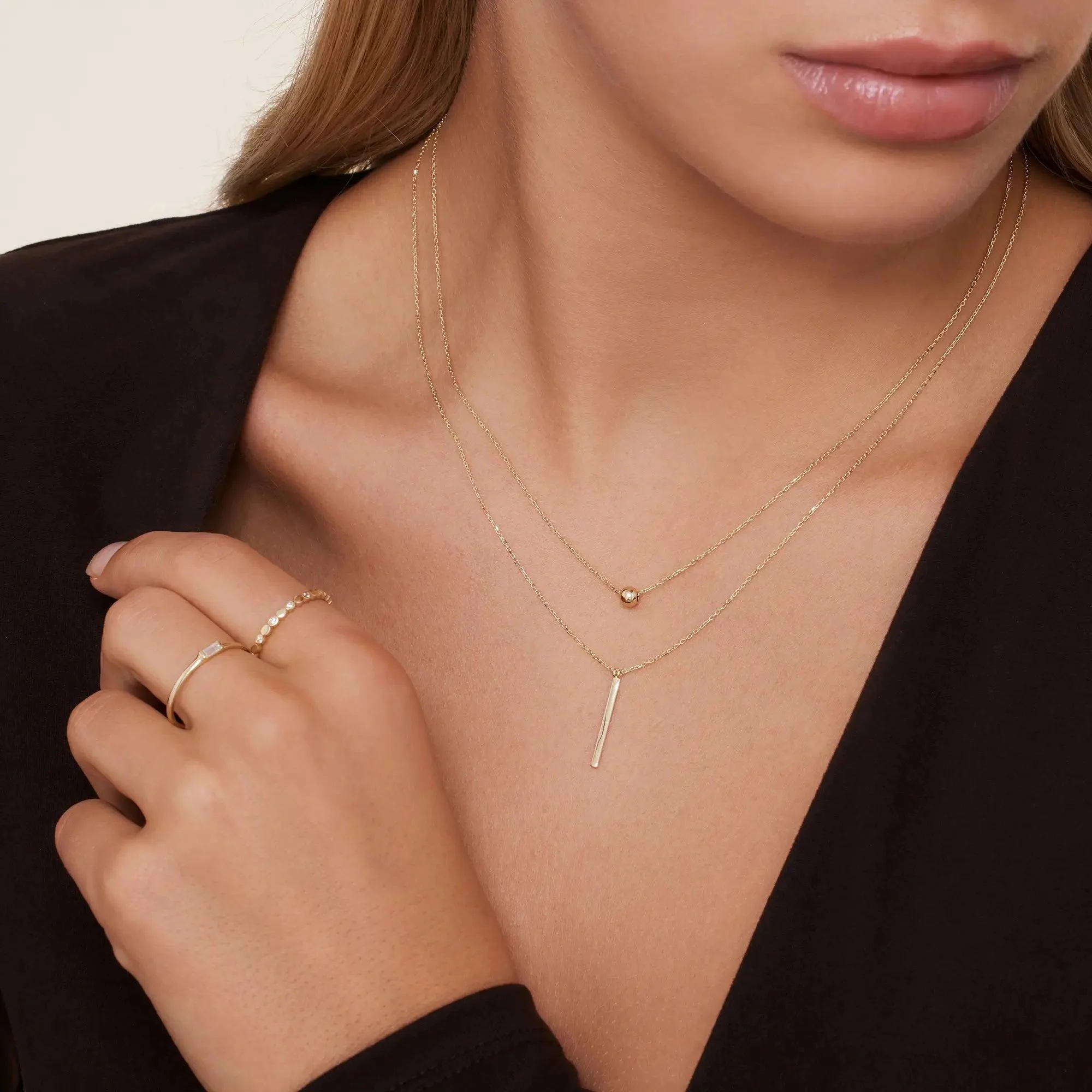 Sphere Pendant Necklace - Image 4