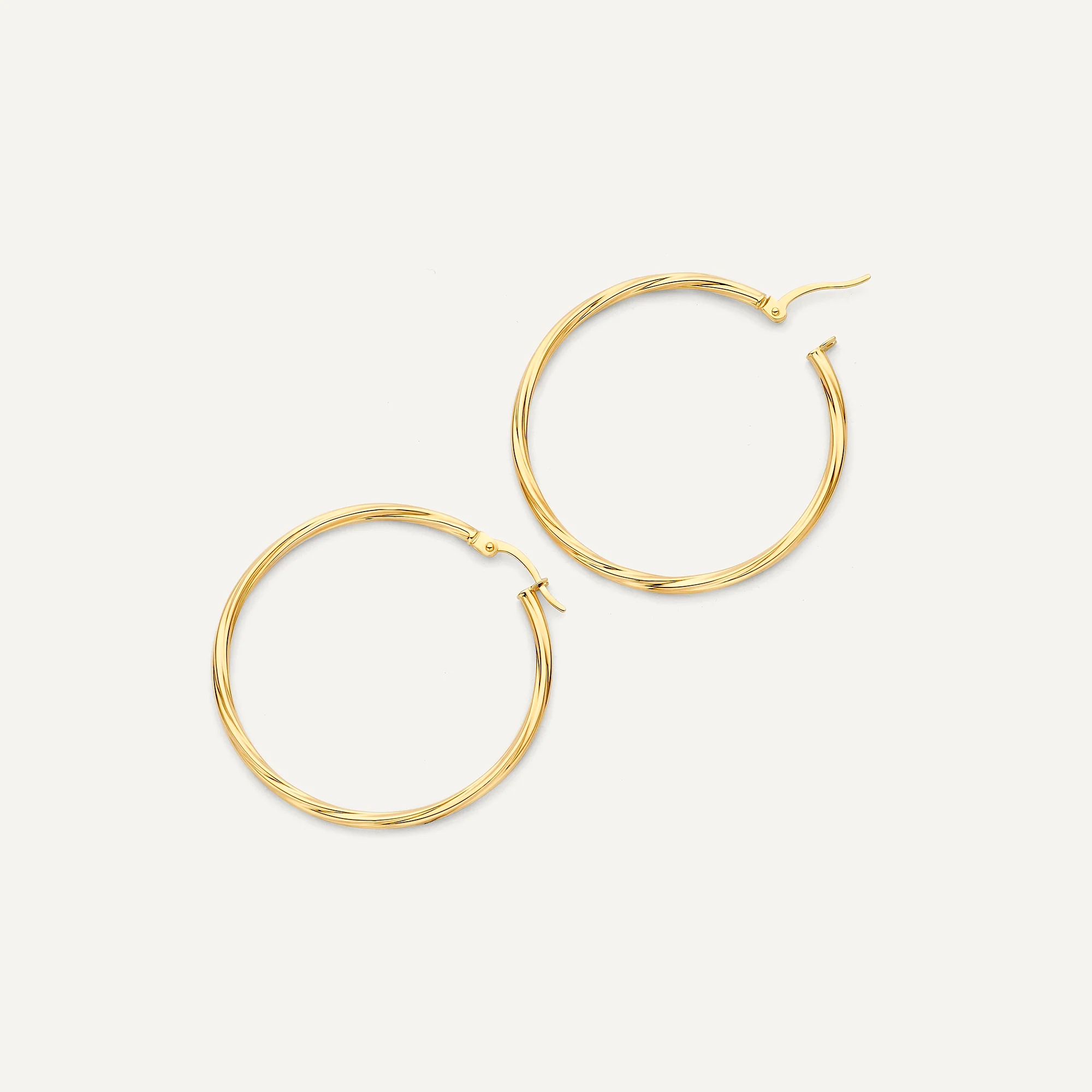 Spiral Tube Extra Large Hoops (33 mm) - Image 4