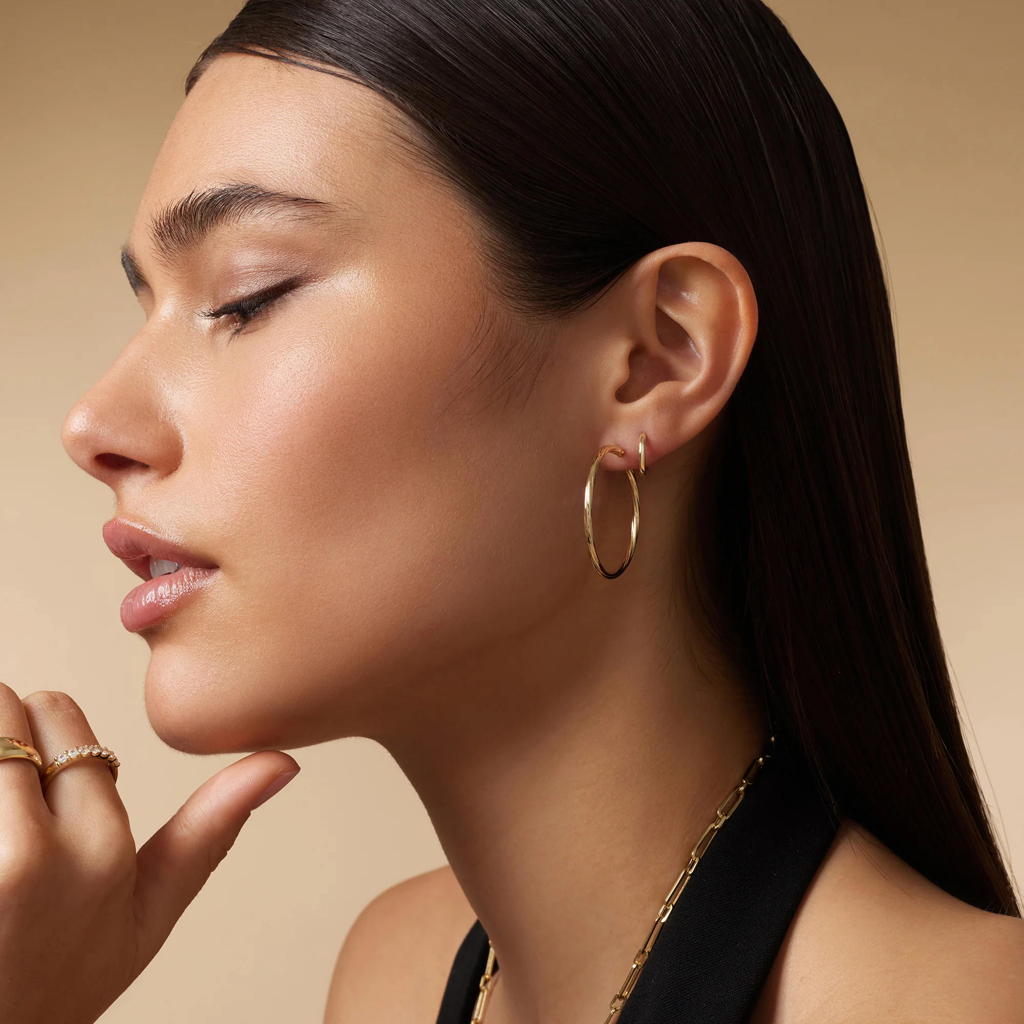 Spiral Tube Extra Large Hoops (33 mm) - Image 6