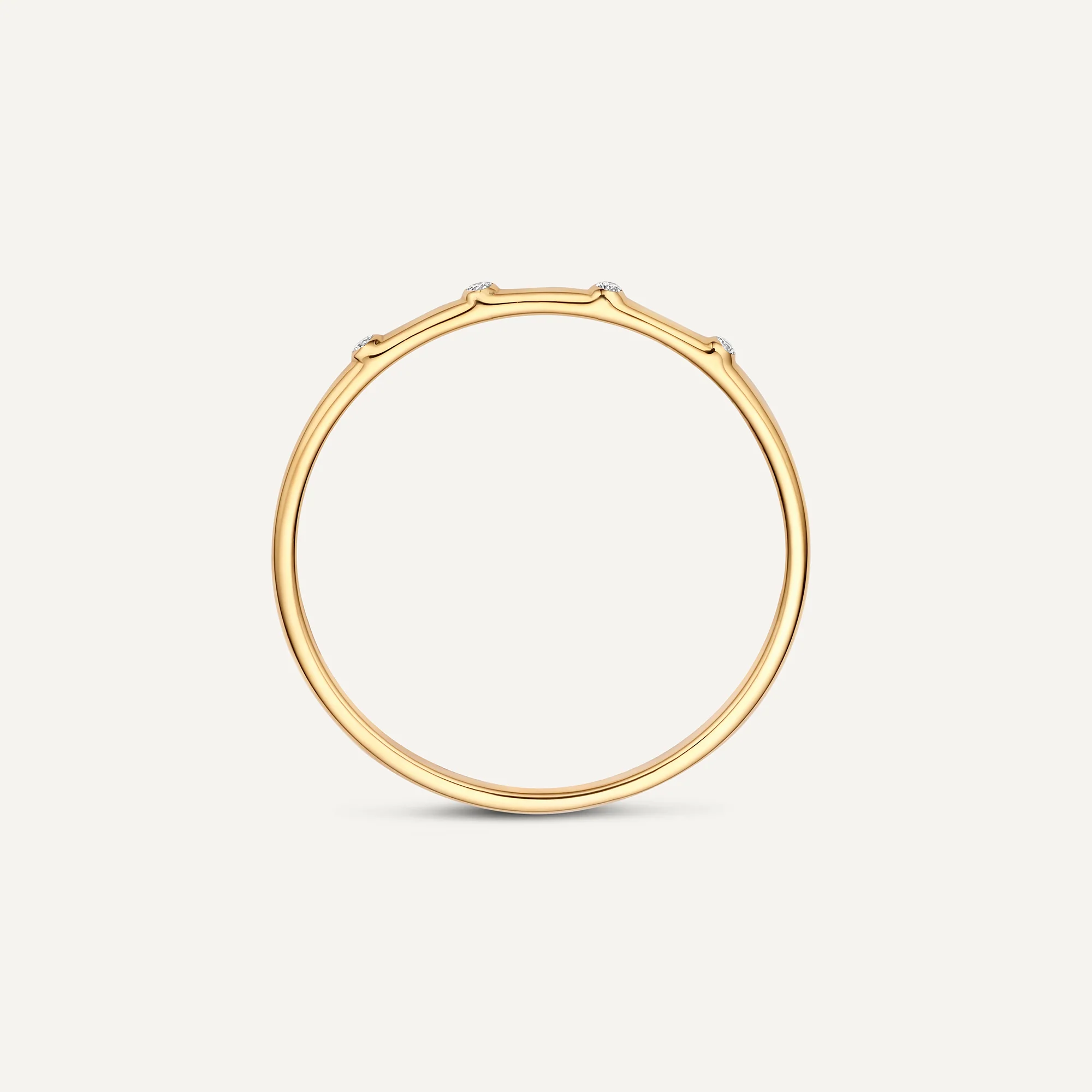 Stationed Diamond Stacker Ring (0.02 ct) - Image 6