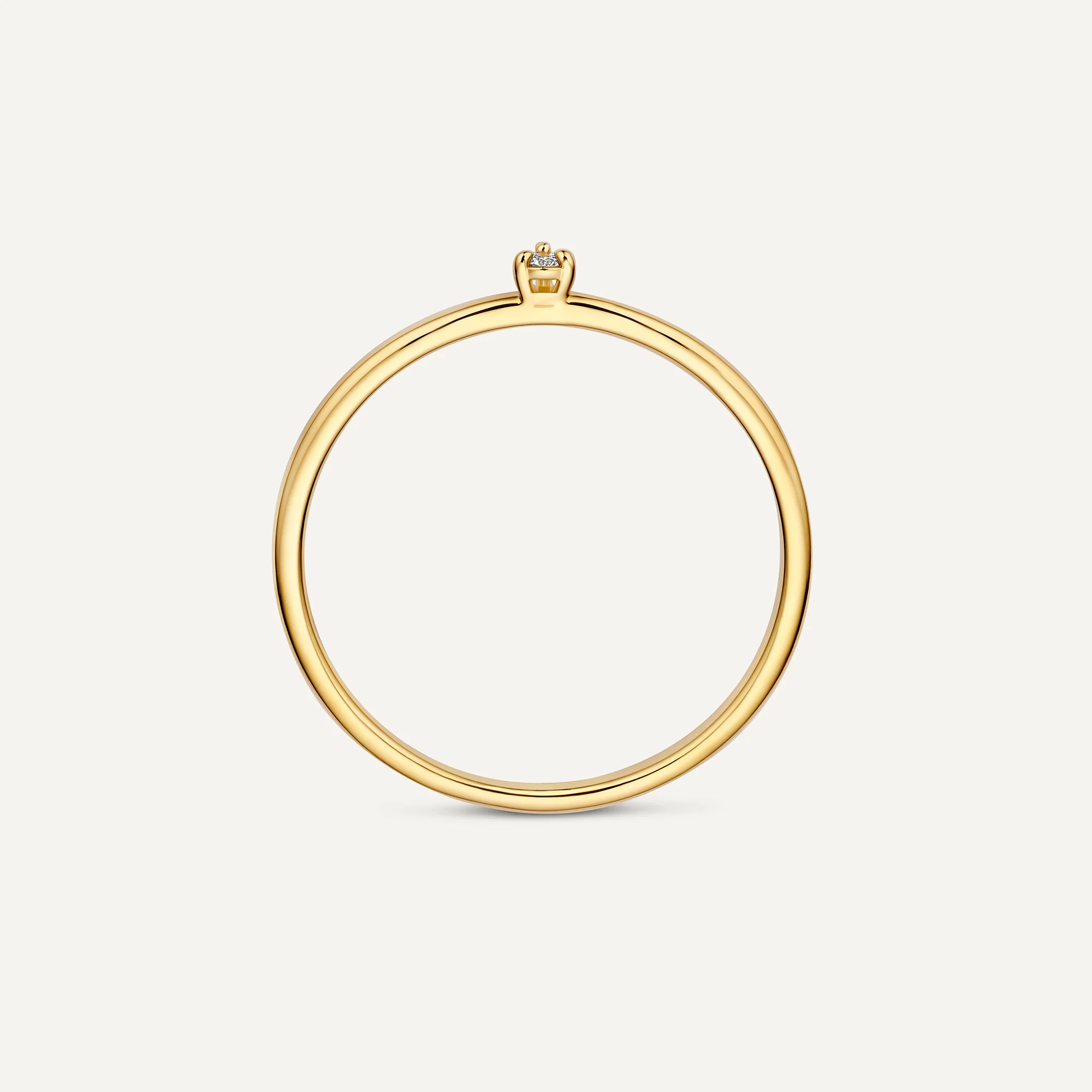 Three Prong Diamond Solitary Ring (0.02 ct) - Image 7