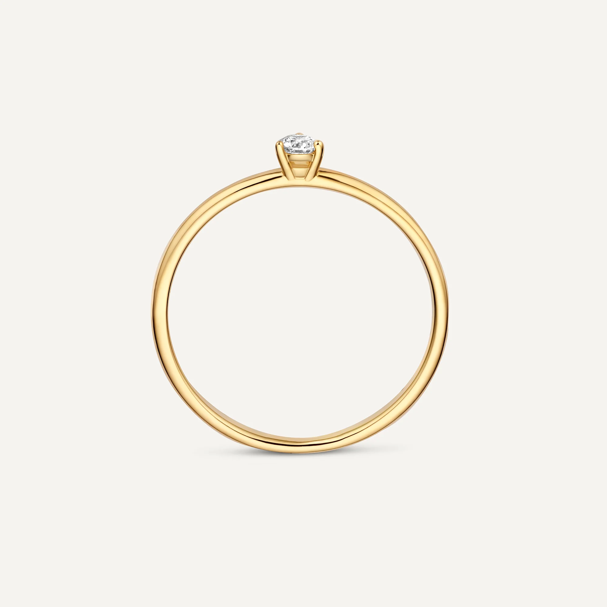Three Prong Diamond Solitary Ring (0.06 ct) - Image 9