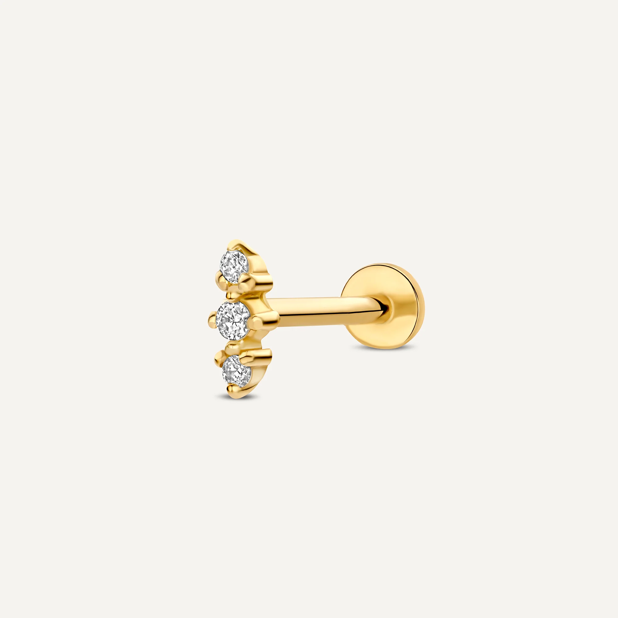 Threefold Diamond Bar Piercing (0.02 ct) - Image 14