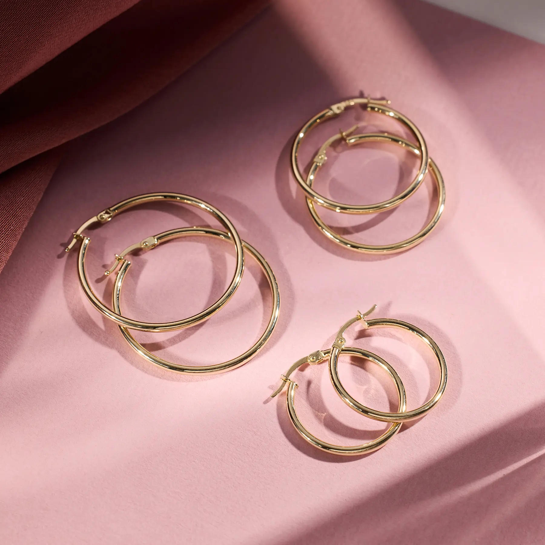 Tube Extra Large Hoops (33mm) - Image 8